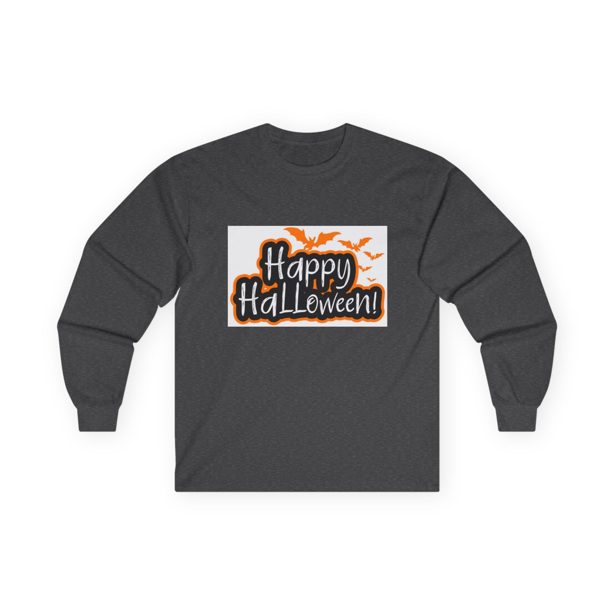 Halloween Unisex Long Sleeve Tee, Spooky Shirt, Fall Fashion, Halloween Gift, Holiday Apparel, Trick or Treat Wear