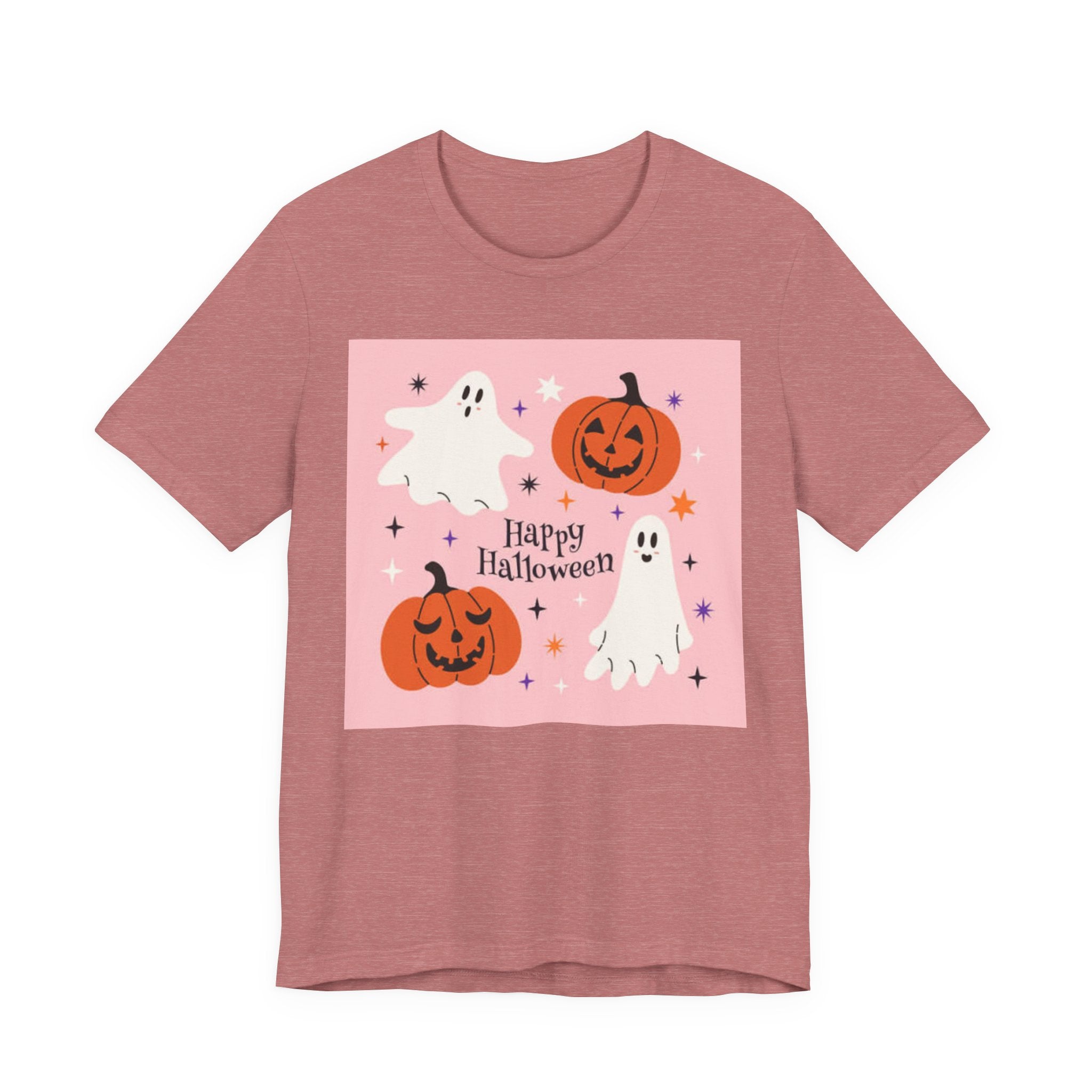 Happy Halloween Ghosts Tee, Spooky Shirt, Unisex Halloween T-Shirt, Ghost and Pumpkin Graphic Tee, Fall Celebration Apparel, Costume [...]