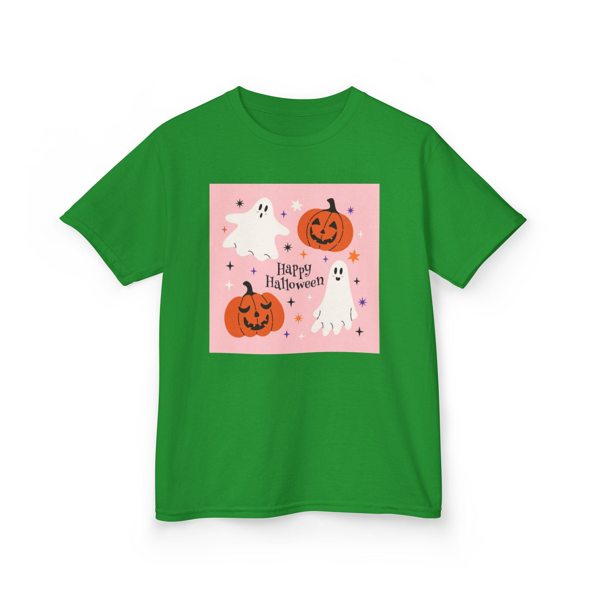 Kids Halloween Tee, Spooky Ghost Shirt, Pumpkin Graphic Tee, Trick or Treat Shirt, Fun Halloween Costume Shirt, Kids Holiday Apparel