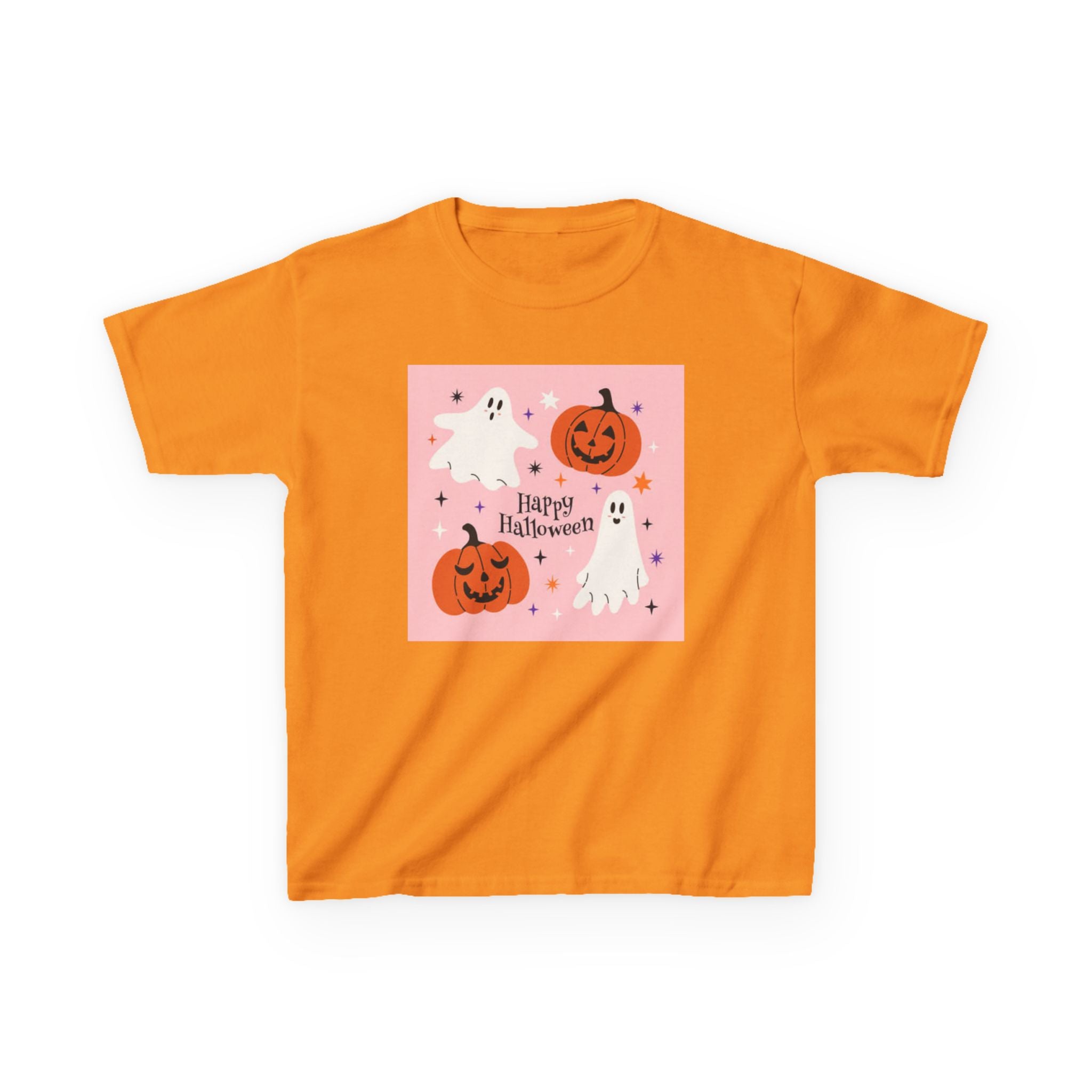 Kids Halloween Tee, Spooky Ghost Shirt, Pumpkin Graphic Tee, Trick or Treat Shirt, Fun Halloween Costume Shirt, Kids Holiday Apparel