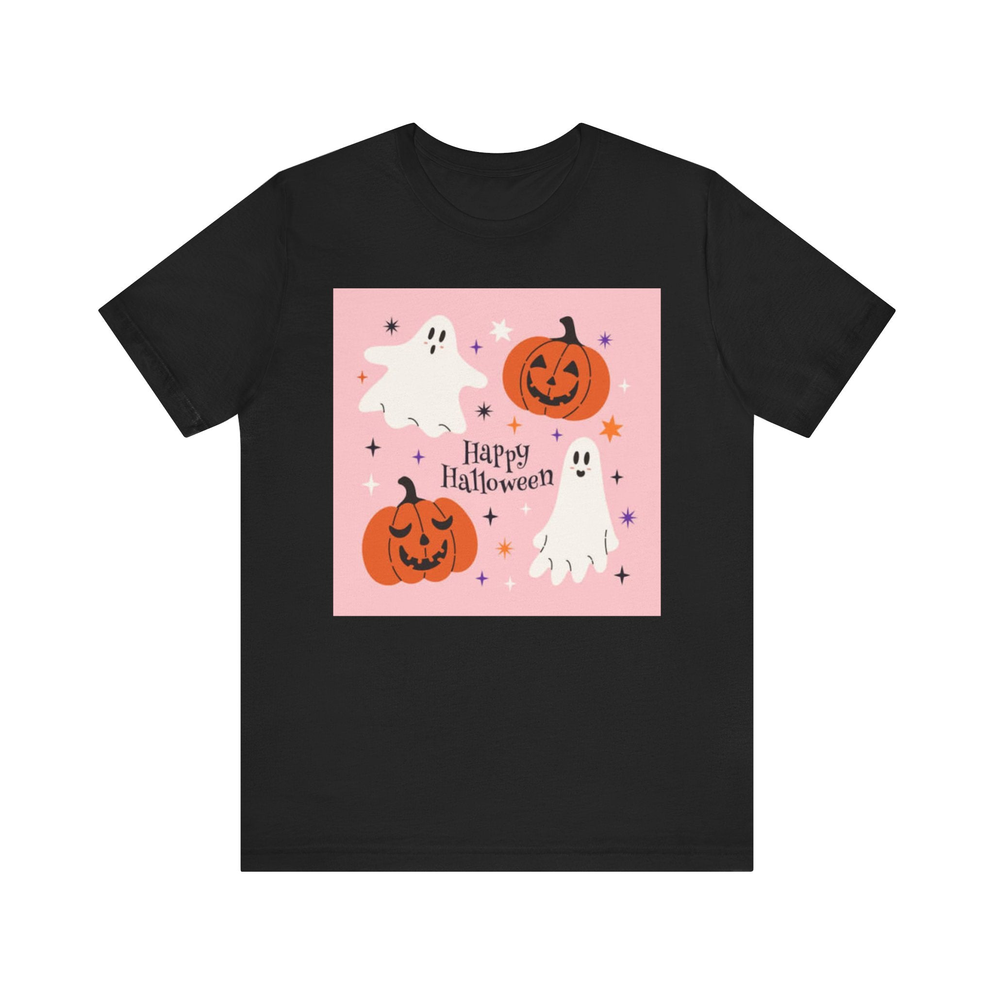Happy Halloween Ghosts Tee, Spooky Shirt, Unisex Halloween T-Shirt, Ghost and Pumpkin Graphic Tee, Fall Celebration Apparel, Costume [...]