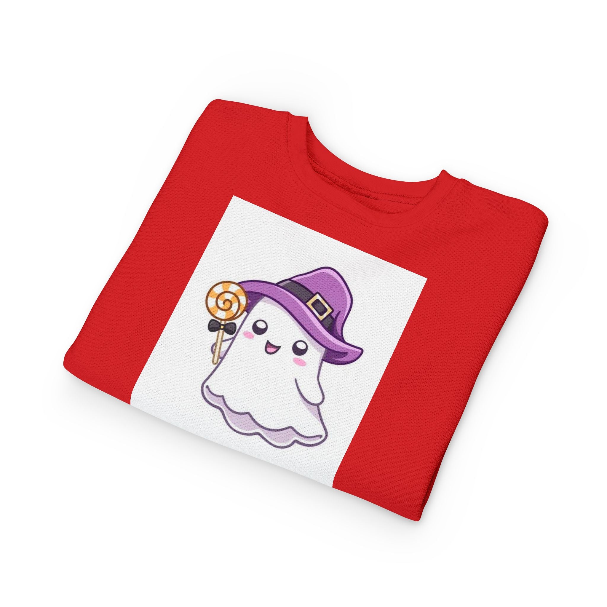 Adorable Toddler Ghost Sweatshirt for Halloween Fun, Kids' Holiday Clothing, Cute Costume, Perfect for Trick-or-Treating, Cozy Kids Gift