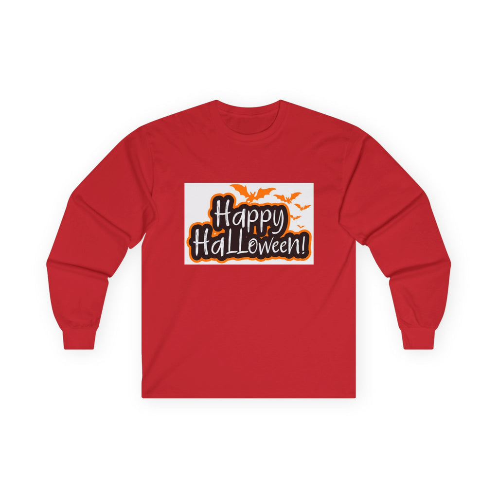 Halloween Unisex Long Sleeve Tee, Spooky Shirt, Fall Fashion, Halloween Gift, Holiday Apparel, Trick or Treat Wear