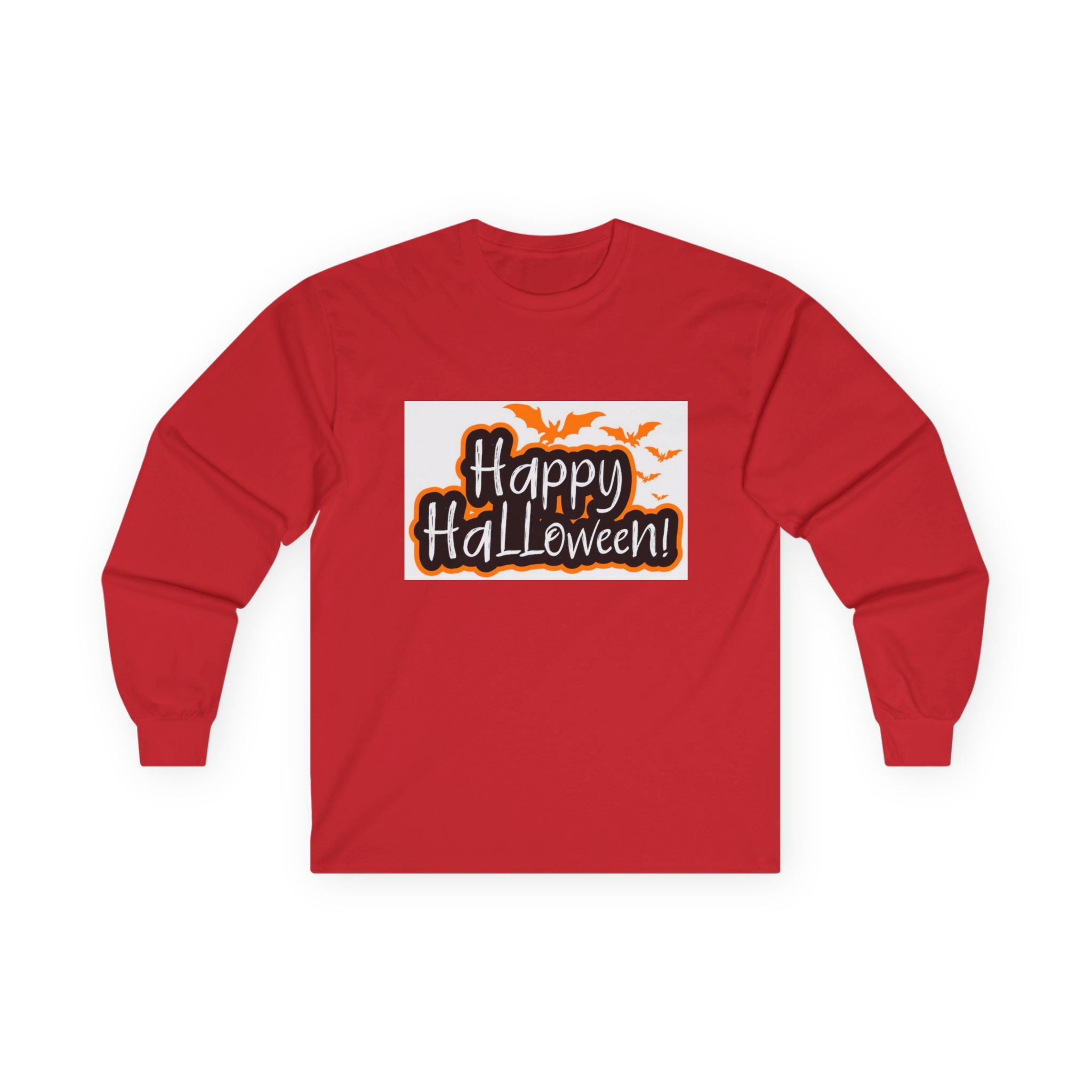 Halloween Unisex Long Sleeve Tee, Spooky Shirt, Fall Fashion, Halloween Gift, Holiday Apparel, Trick or Treat Wear