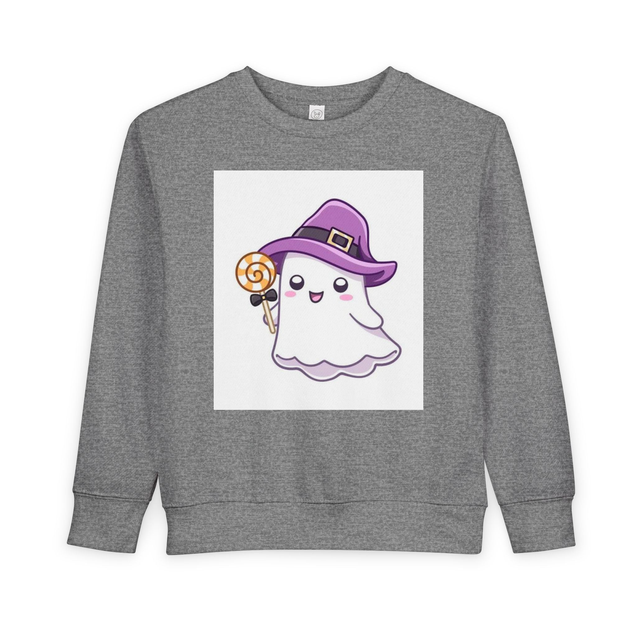 Adorable Toddler Ghost Sweatshirt for Halloween Fun, Kids' Holiday Clothing, Cute Costume, Perfect for Trick-or-Treating, Cozy Kids Gift