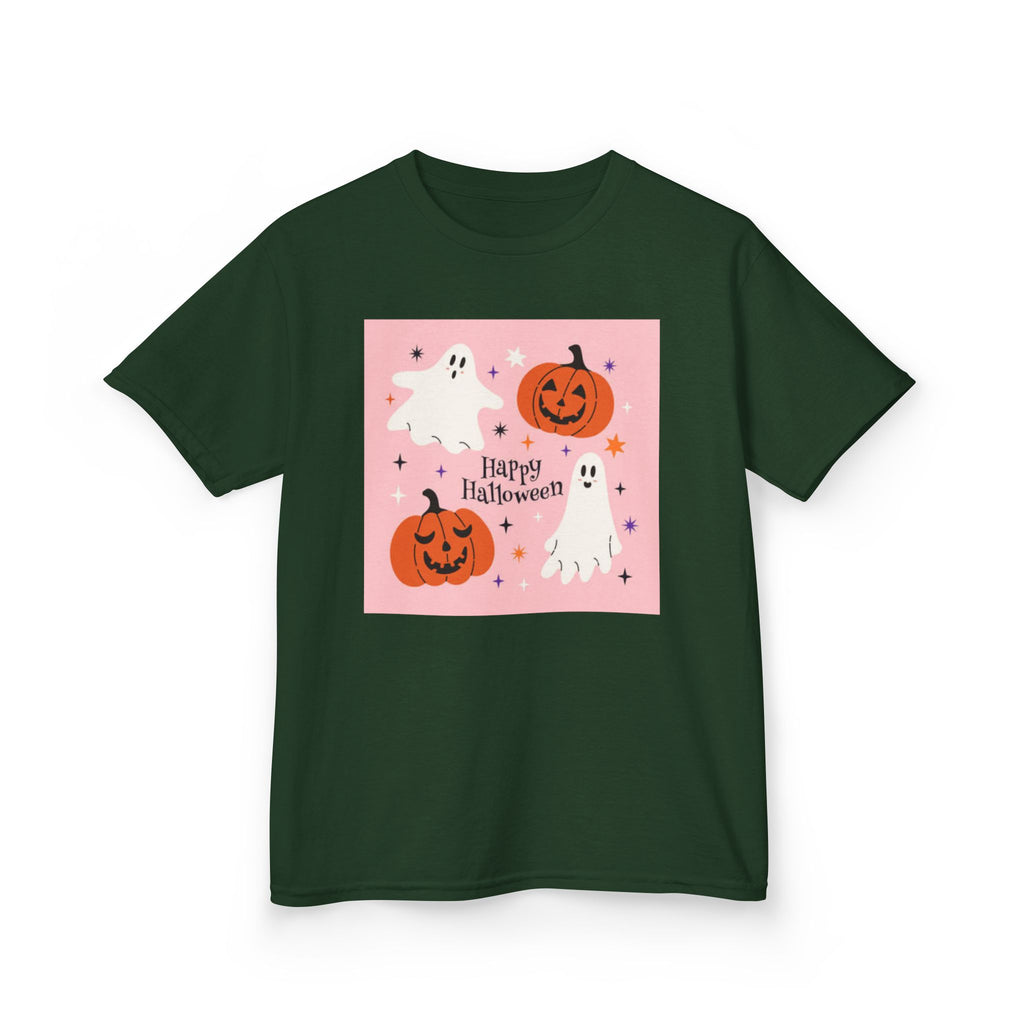 Kids Halloween Tee, Spooky Ghost Shirt, Pumpkin Graphic Tee, Trick or Treat Shirt, Fun Halloween Costume Shirt, Kids Holiday Apparel