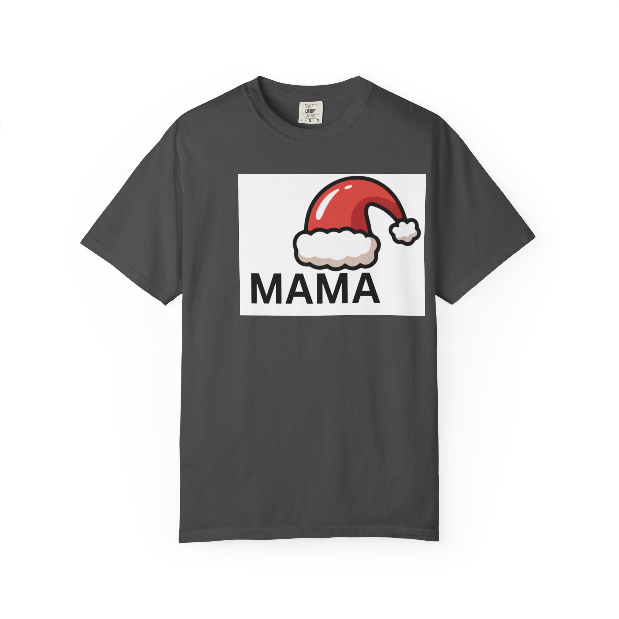 Mama Christmas T-Shirt — Santa Hat Mama Holiday Tee