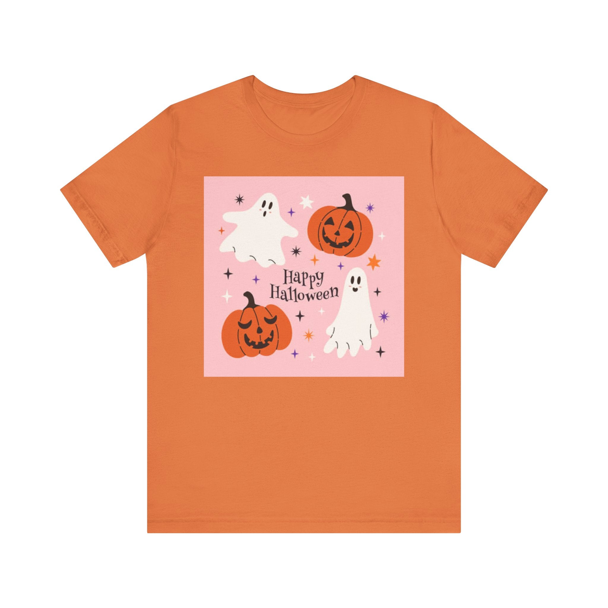 Happy Halloween Ghosts Tee, Spooky Shirt, Unisex Halloween T-Shirt, Ghost and Pumpkin Graphic Tee, Fall Celebration Apparel, Costume [...]