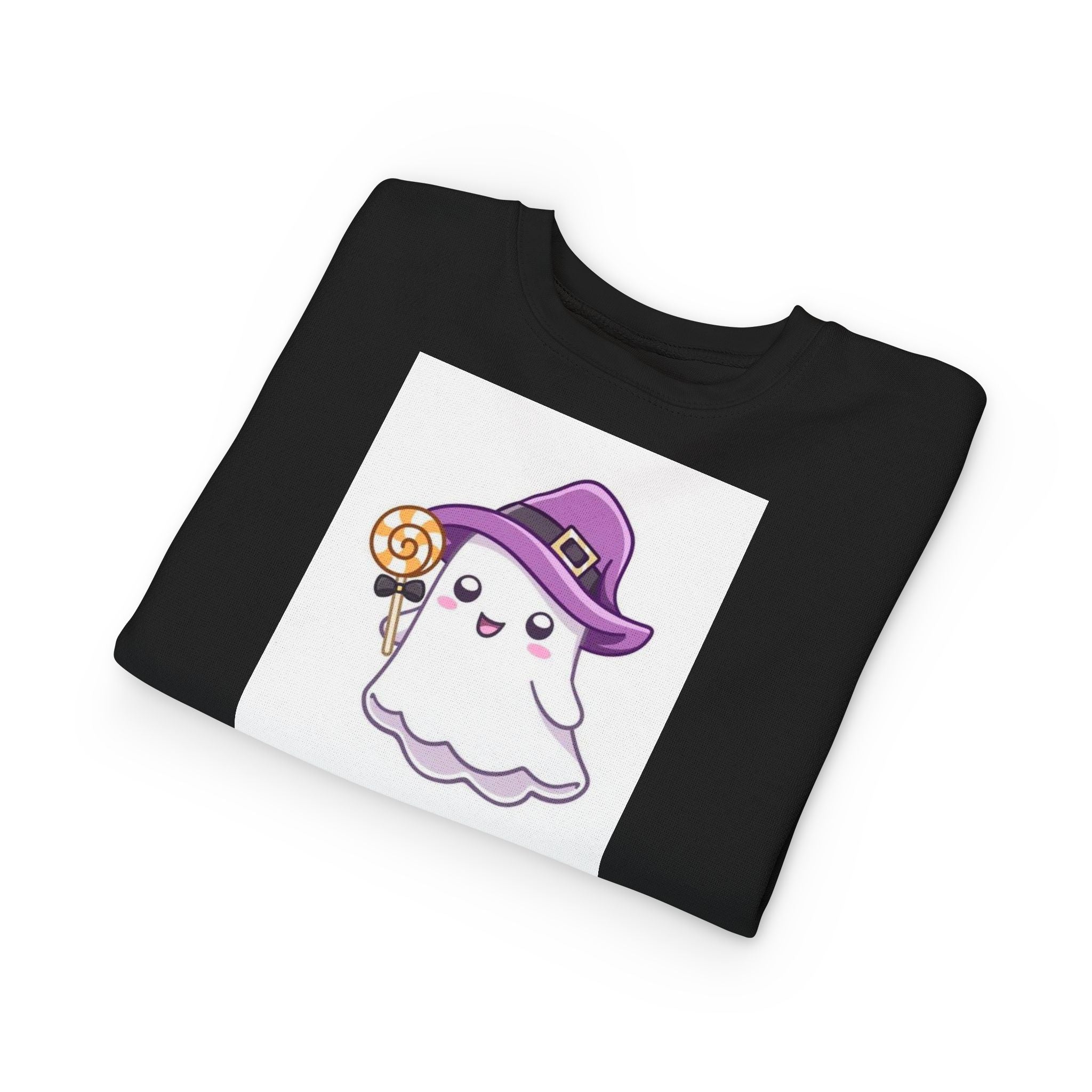 Adorable Toddler Ghost Sweatshirt for Halloween Fun, Kids' Holiday Clothing, Cute Costume, Perfect for Trick-or-Treating, Cozy Kids Gift