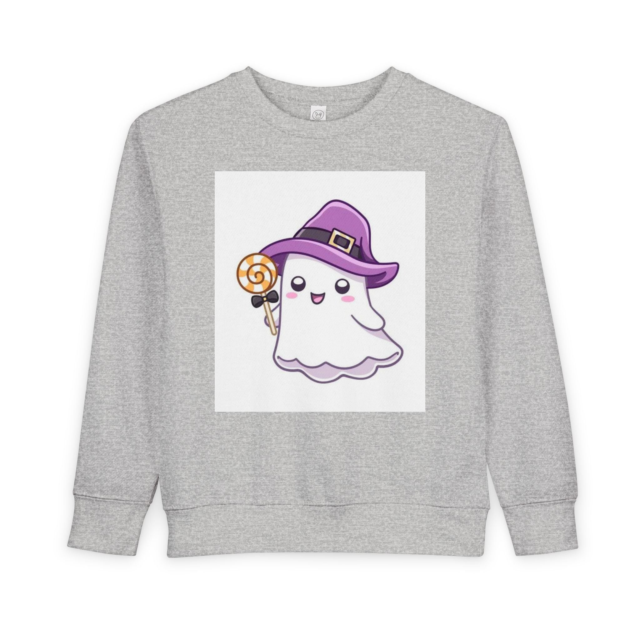 Adorable Toddler Ghost Sweatshirt for Halloween Fun, Kids' Holiday Clothing, Cute Costume, Perfect for Trick-or-Treating, Cozy Kids Gift