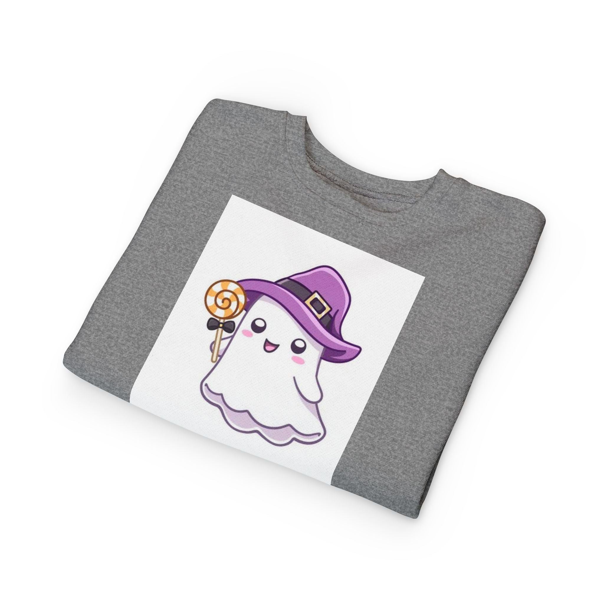 Adorable Toddler Ghost Sweatshirt for Halloween Fun, Kids' Holiday Clothing, Cute Costume, Perfect for Trick-or-Treating, Cozy Kids Gift