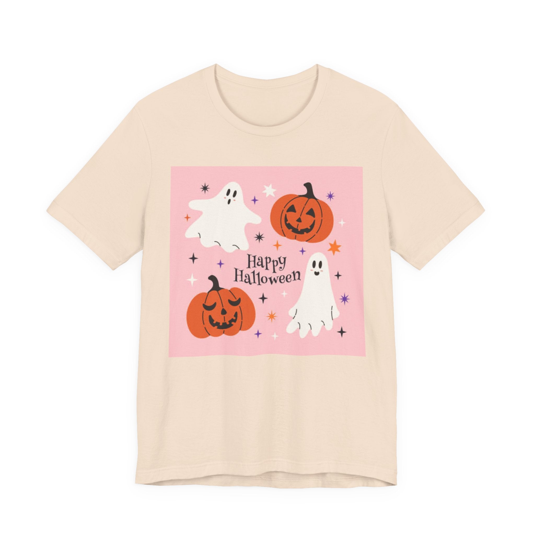 Happy Halloween Ghosts Tee, Spooky Shirt, Unisex Halloween T-Shirt, Ghost and Pumpkin Graphic Tee, Fall Celebration Apparel, Costume [...]