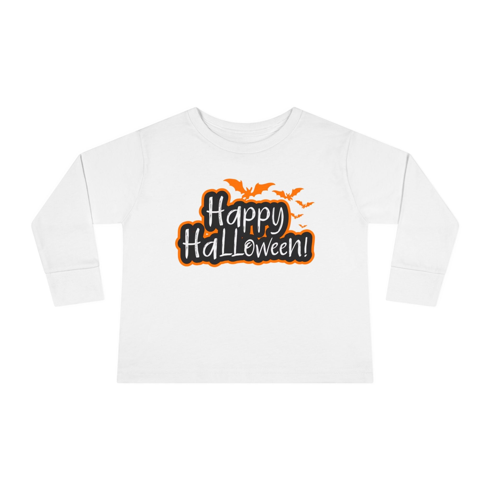 Toddler Halloween Long Sleeve Tee - Perfect for Trick-or-Treating, Fall Celebrations, Family Photos, Halloween Parties, Cute Toddler Outfit