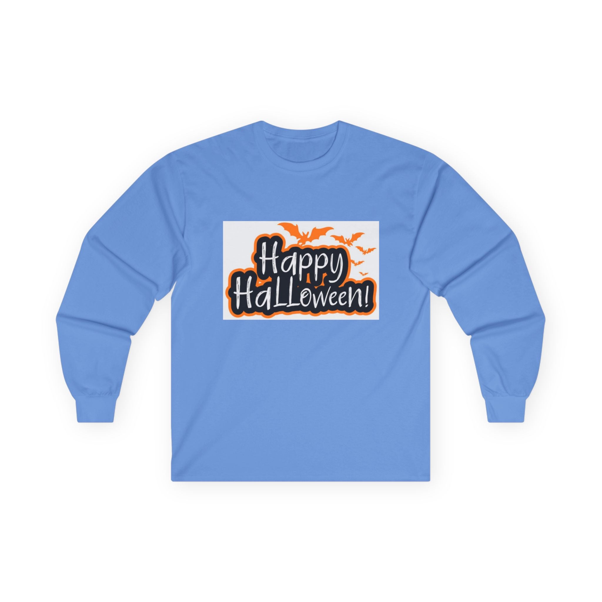 Halloween Unisex Long Sleeve Tee, Spooky Shirt, Fall Fashion, Halloween Gift, Holiday Apparel, Trick or Treat Wear