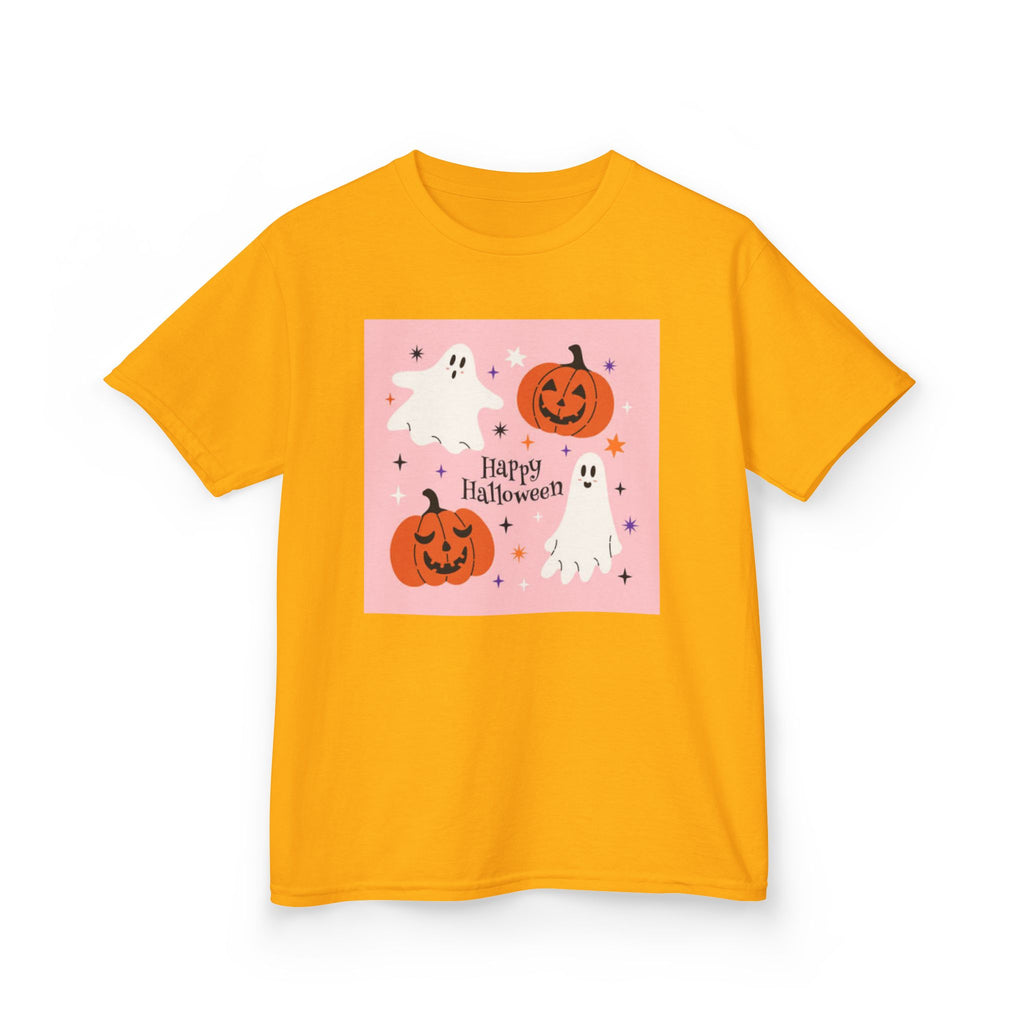 Kids Halloween Tee, Spooky Ghost Shirt, Pumpkin Graphic Tee, Trick or Treat Shirt, Fun Halloween Costume Shirt, Kids Holiday Apparel