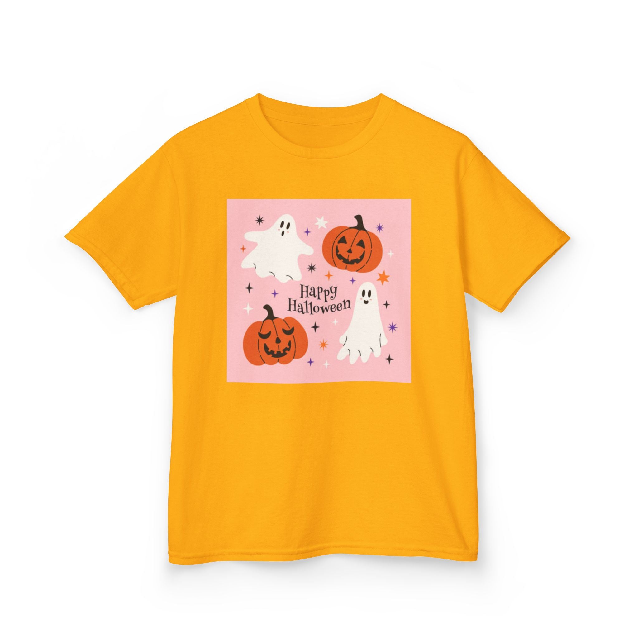 Kids Halloween Tee, Spooky Ghost Shirt, Pumpkin Graphic Tee, Trick or Treat Shirt, Fun Halloween Costume Shirt, Kids Holiday Apparel