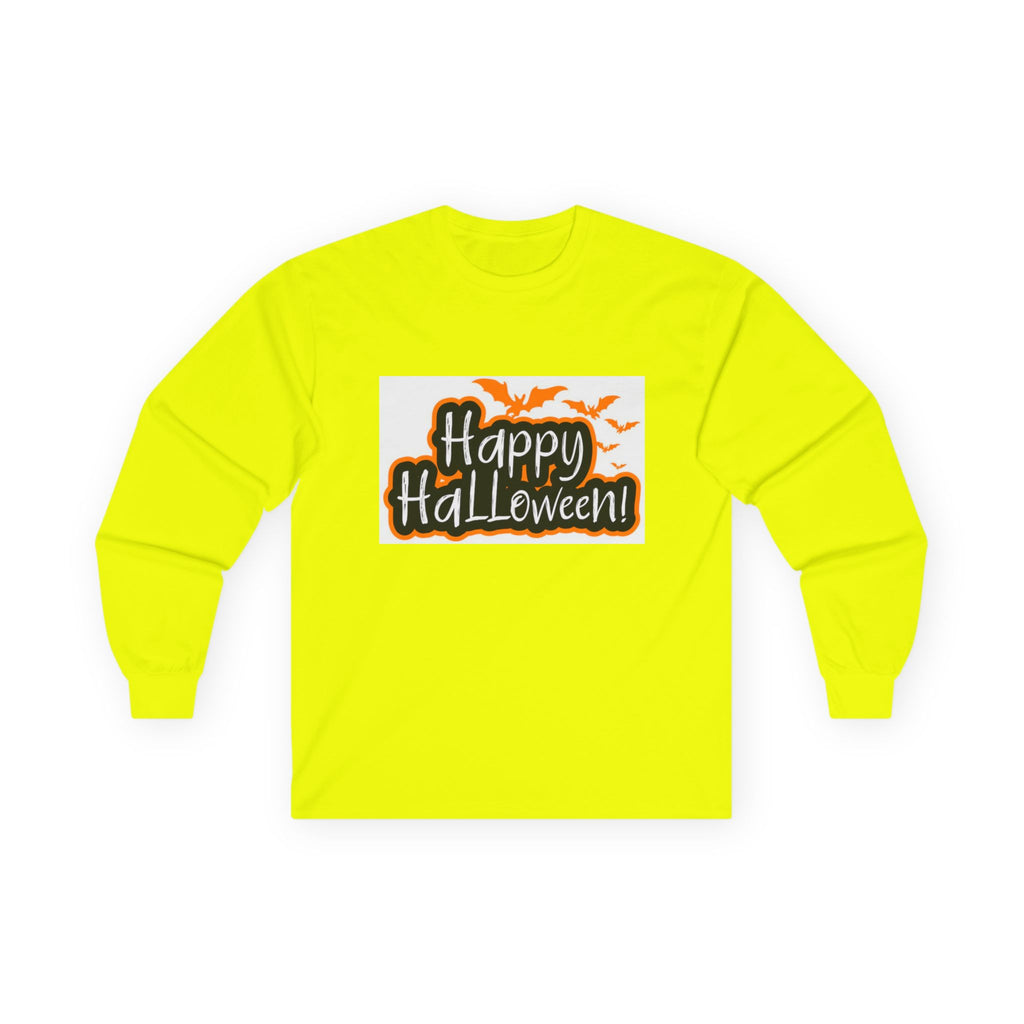 Halloween Unisex Long Sleeve Tee, Spooky Shirt, Fall Fashion, Halloween Gift, Holiday Apparel, Trick or Treat Wear