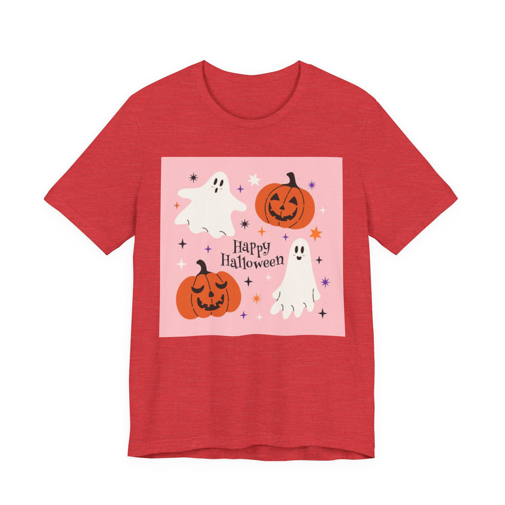 Happy Halloween Ghosts Tee, Spooky Shirt, Unisex Halloween T-Shirt, Ghost and Pumpkin Graphic Tee, Fall Celebration Apparel, Costume [...]