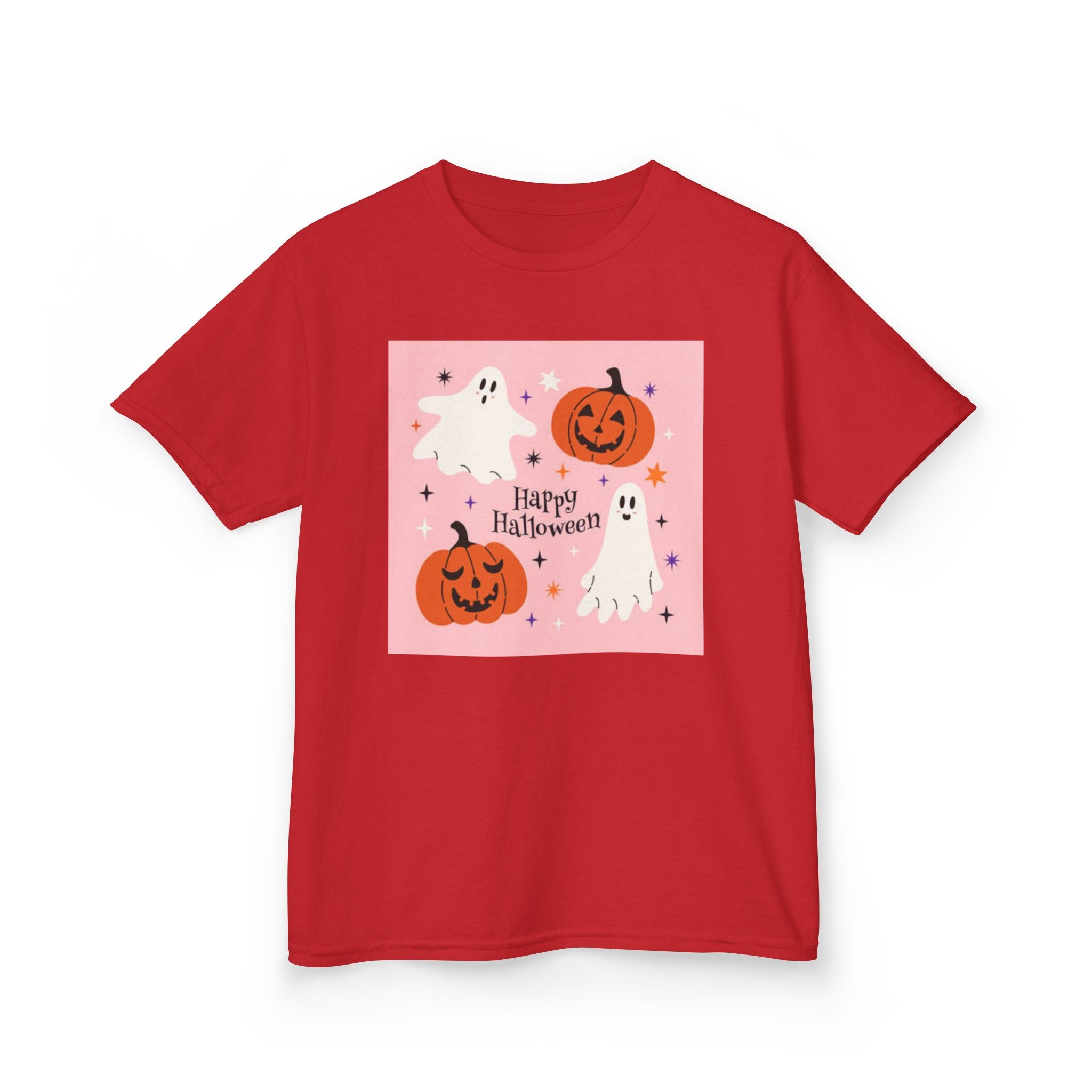 Kids Halloween Tee, Spooky Ghost Shirt, Pumpkin Graphic Tee, Trick or Treat Shirt, Fun Halloween Costume Shirt, Kids Holiday Apparel