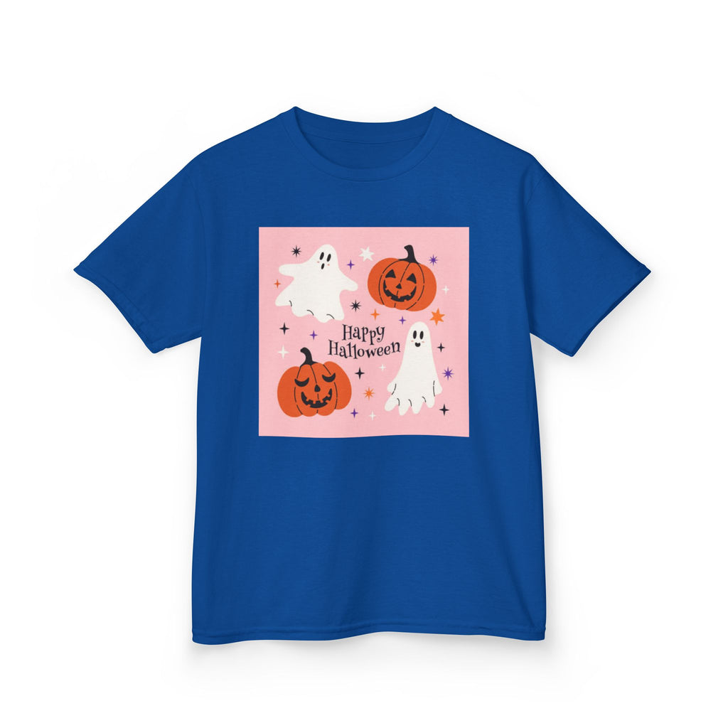 Kids Halloween Tee, Spooky Ghost Shirt, Pumpkin Graphic Tee, Trick or Treat Shirt, Fun Halloween Costume Shirt, Kids Holiday Apparel