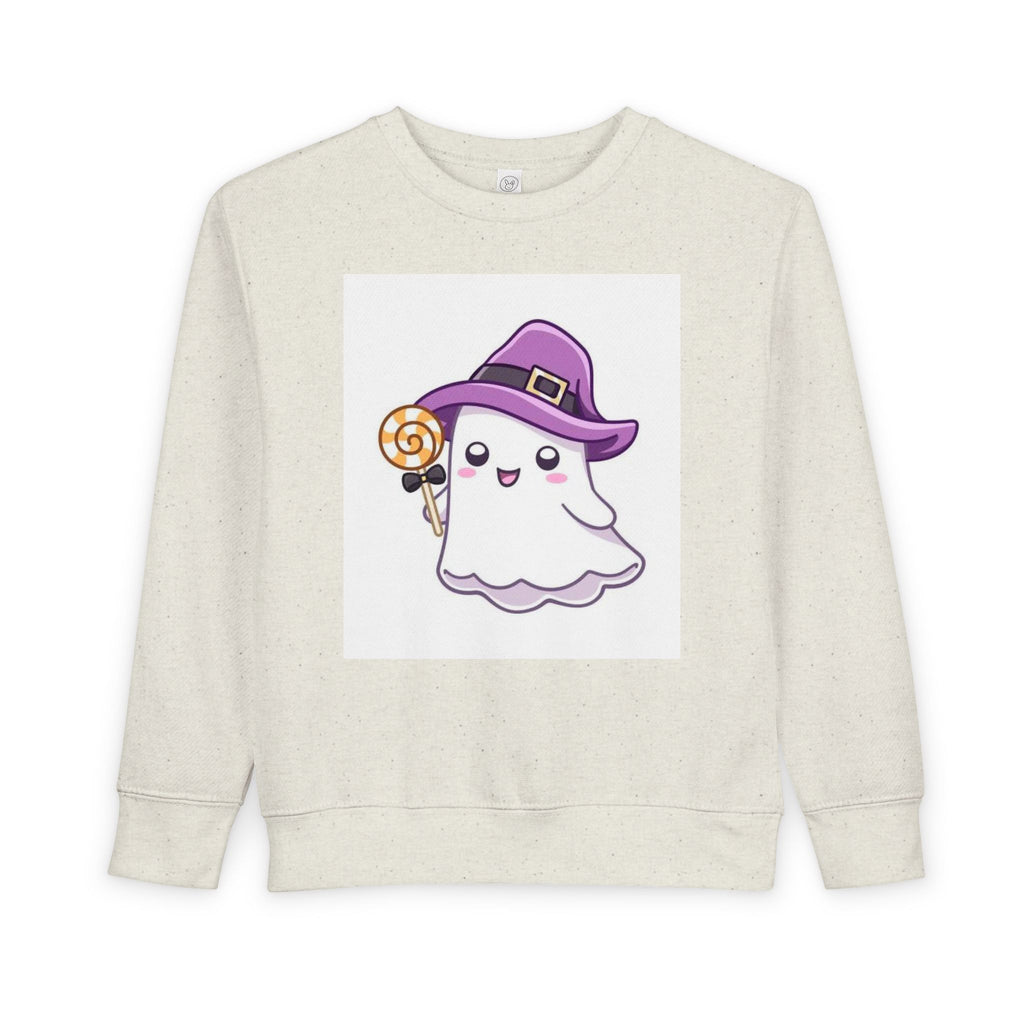 Adorable Toddler Ghost Sweatshirt for Halloween Fun, Kids' Holiday Clothing, Cute Costume, Perfect for Trick-or-Treating, Cozy Kids Gift