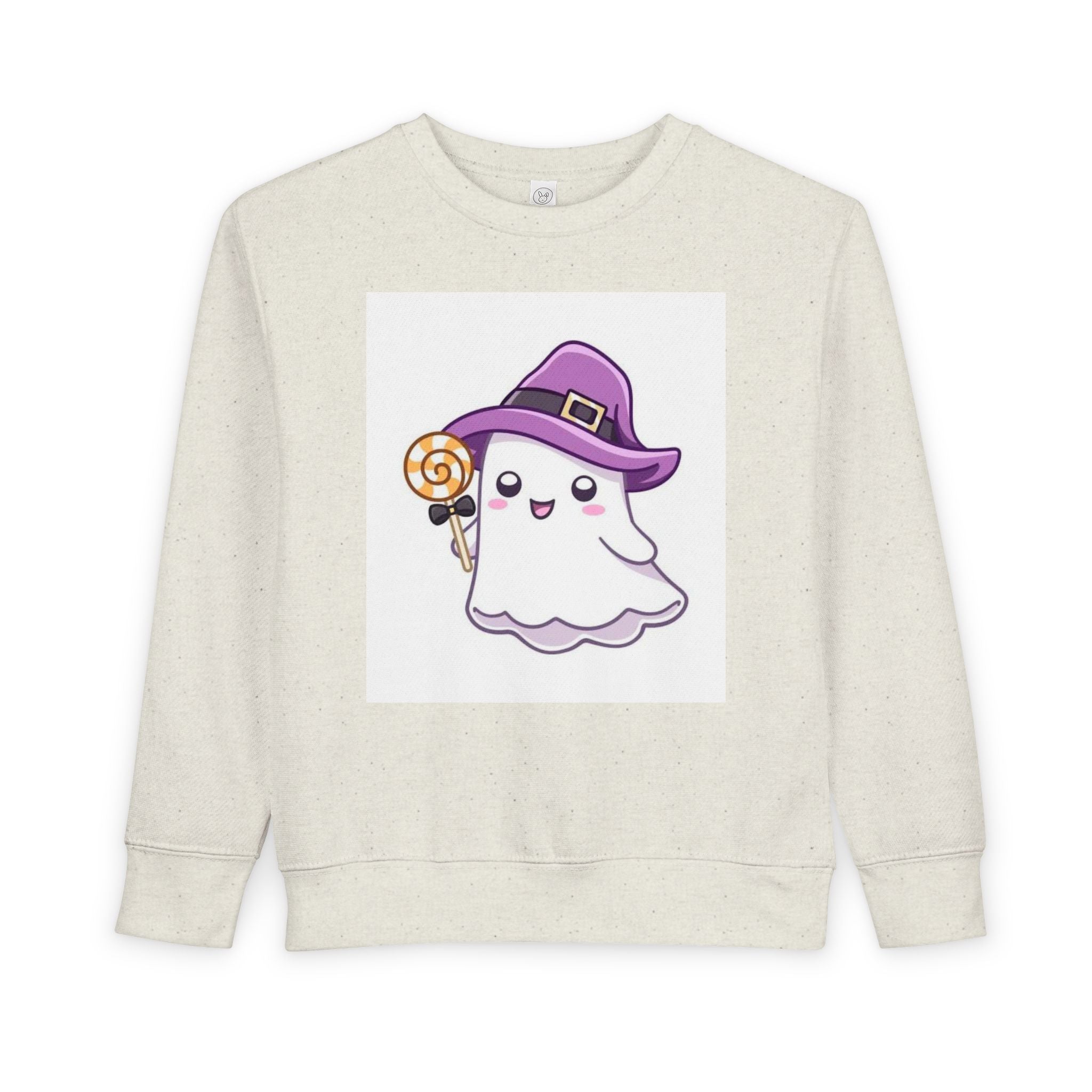 Adorable Toddler Ghost Sweatshirt for Halloween Fun, Kids' Holiday Clothing, Cute Costume, Perfect for Trick-or-Treating, Cozy Kids Gift