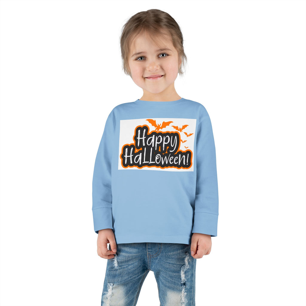 Toddler Halloween Long Sleeve Tee - Perfect for Trick-or-Treating, Fall Celebrations, Family Photos, Halloween Parties, Cute Toddler Outfit