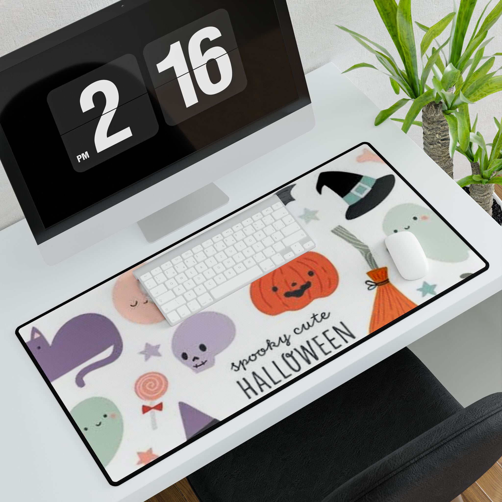 Spooky Cute Halloween Desk Mats, Fun Office Accessories, Halloween Decor, Creative Gifts for Him/Her, Unique Desk Decor