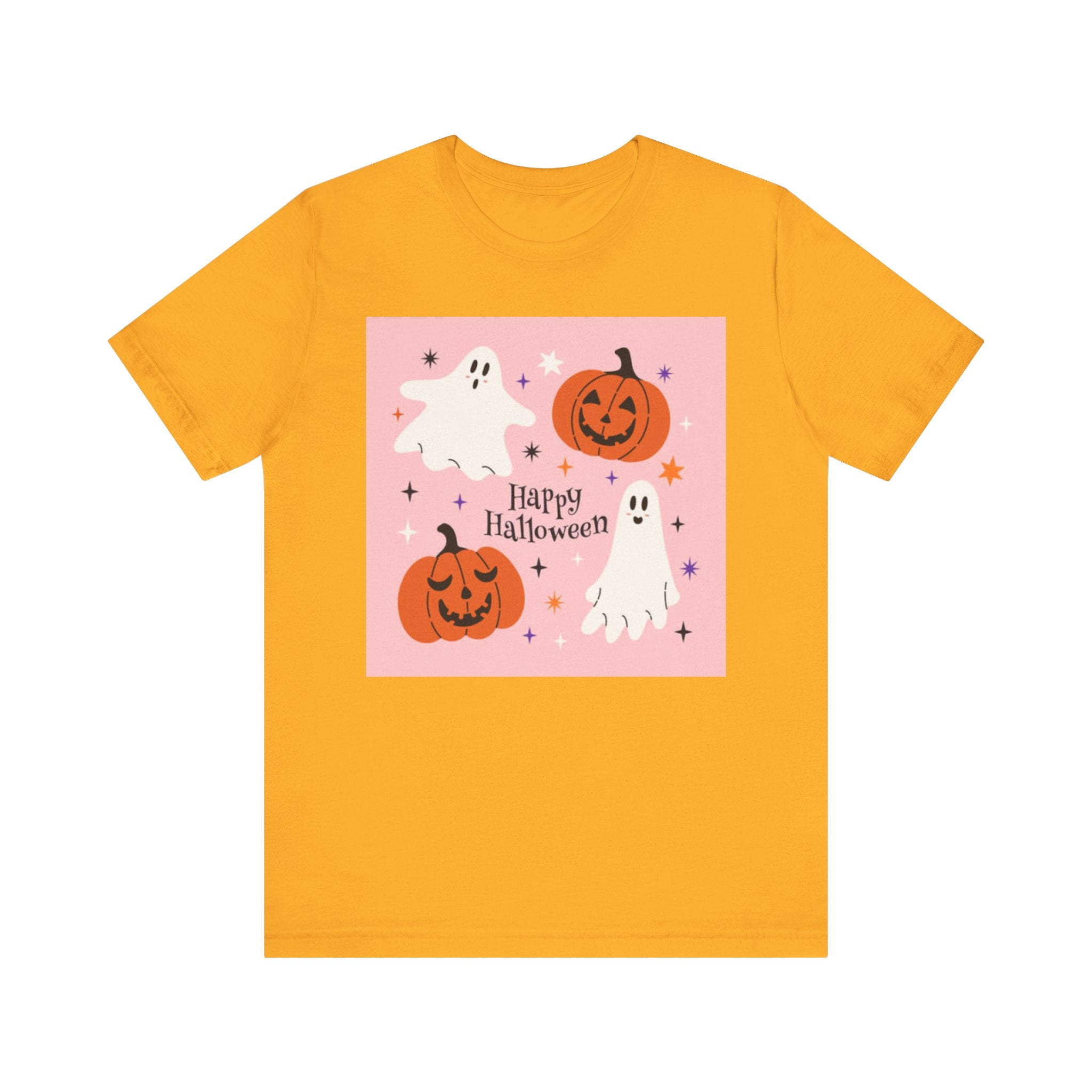 Happy Halloween Ghosts Tee, Spooky Shirt, Unisex Halloween T-Shirt, Ghost and Pumpkin Graphic Tee, Fall Celebration Apparel, Costume [...]
