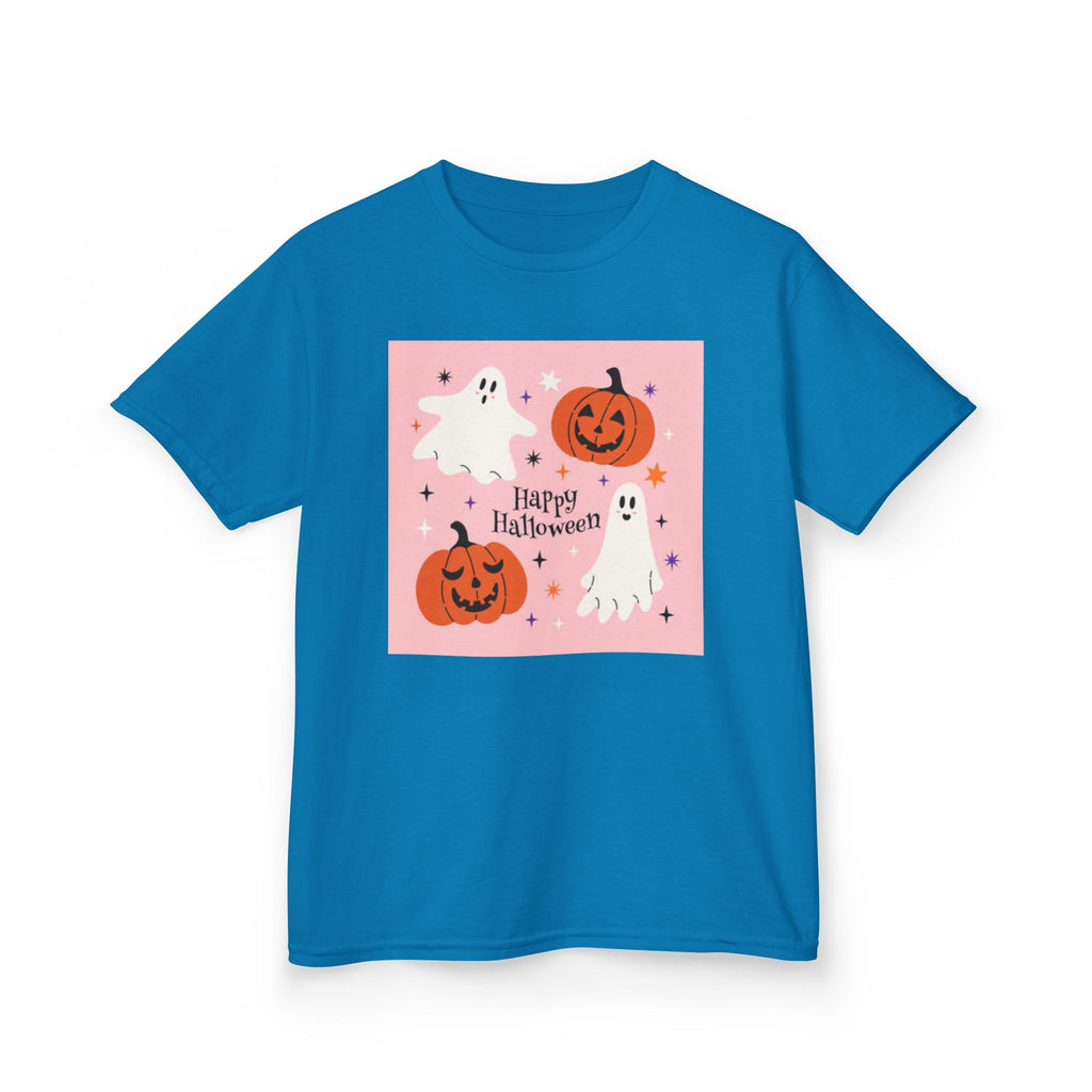 Kids Halloween Tee, Spooky Ghost Shirt, Pumpkin Graphic Tee, Trick or Treat Shirt, Fun Halloween Costume Shirt, Kids Holiday Apparel
