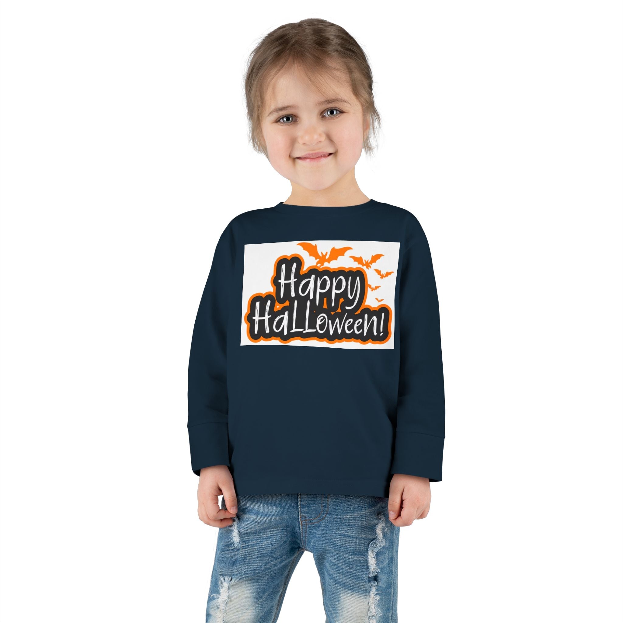 Toddler Halloween Long Sleeve Tee - Perfect for Trick-or-Treating, Fall Celebrations, Family Photos, Halloween Parties, Cute Toddler Outfit