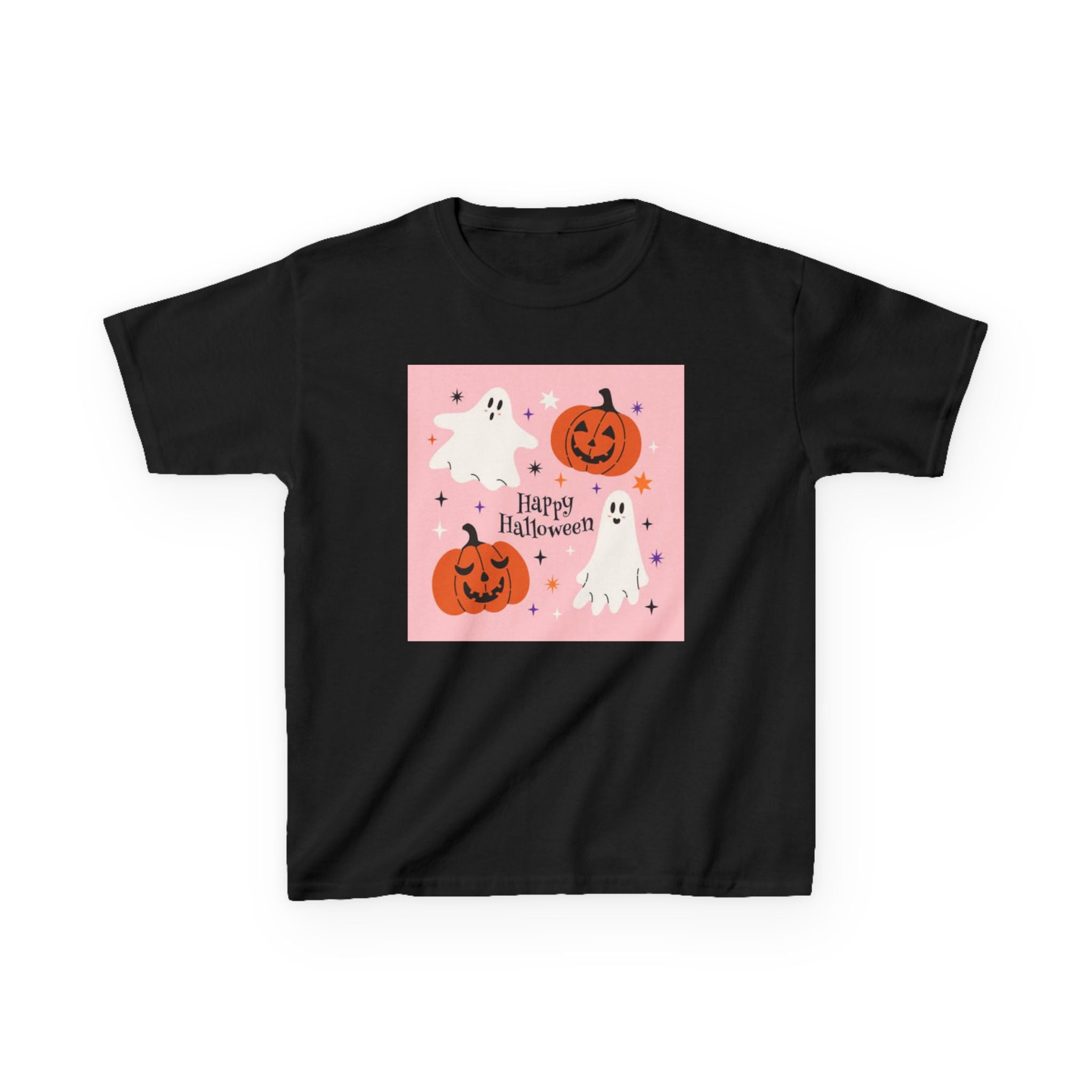 Kids Halloween Tee, Spooky Ghost Shirt, Pumpkin Graphic Tee, Trick or Treat Shirt, Fun Halloween Costume Shirt, Kids Holiday Apparel