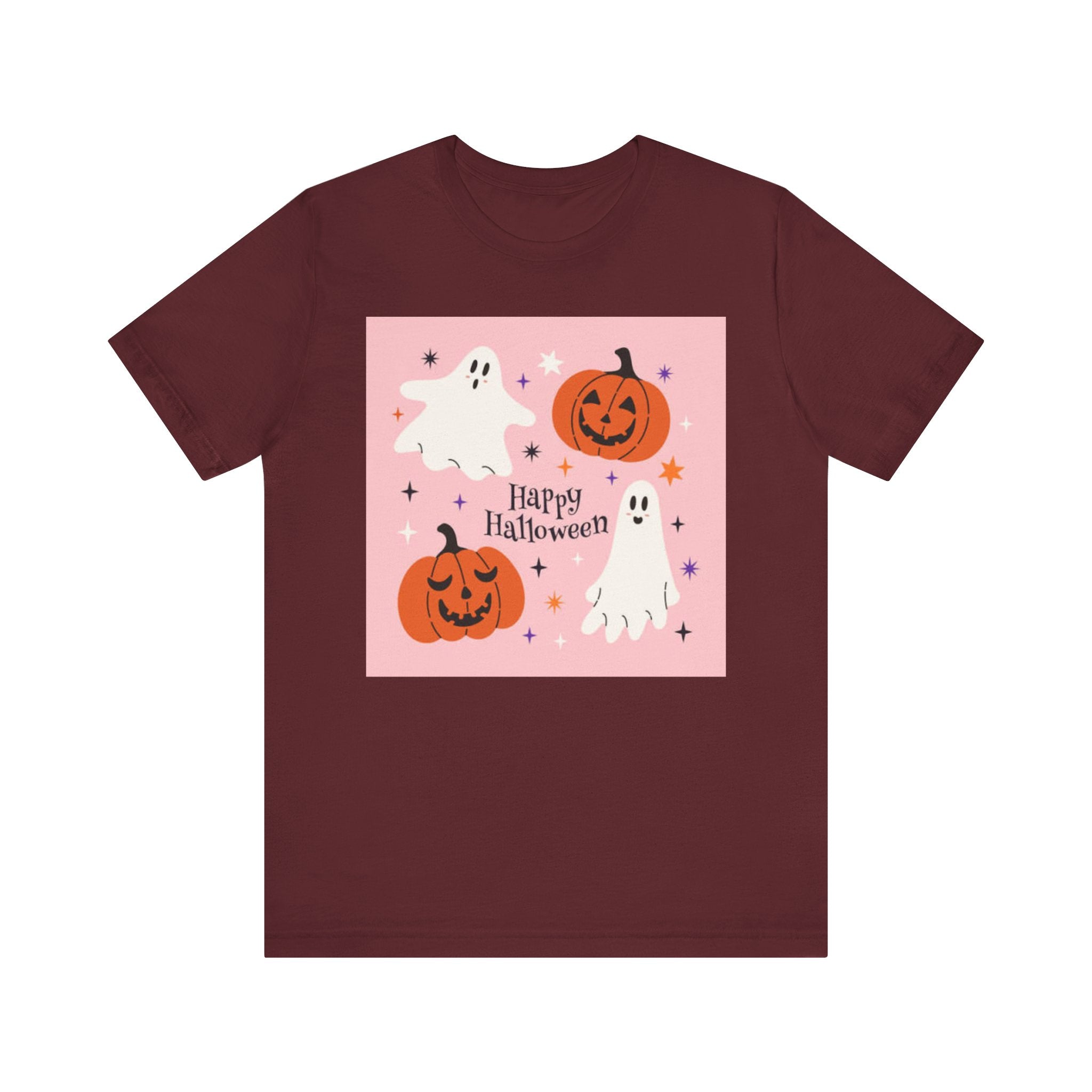 Happy Halloween Ghosts Tee, Spooky Shirt, Unisex Halloween T-Shirt, Ghost and Pumpkin Graphic Tee, Fall Celebration Apparel, Costume [...]