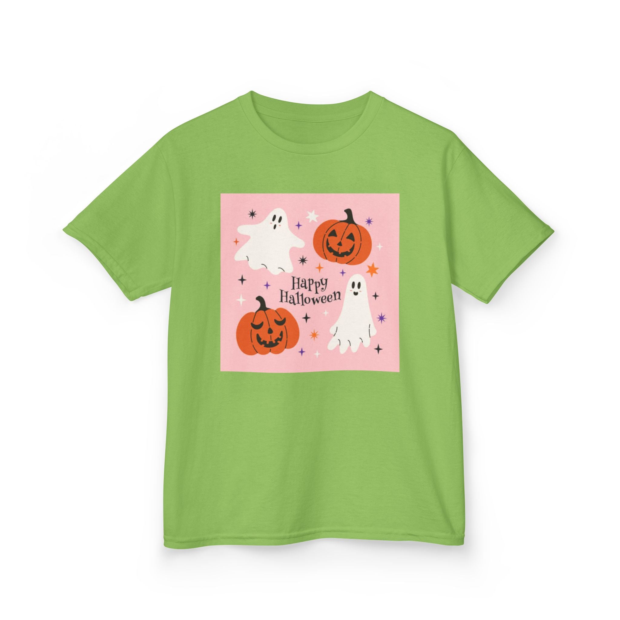 Kids Halloween Tee, Spooky Ghost Shirt, Pumpkin Graphic Tee, Trick or Treat Shirt, Fun Halloween Costume Shirt, Kids Holiday Apparel