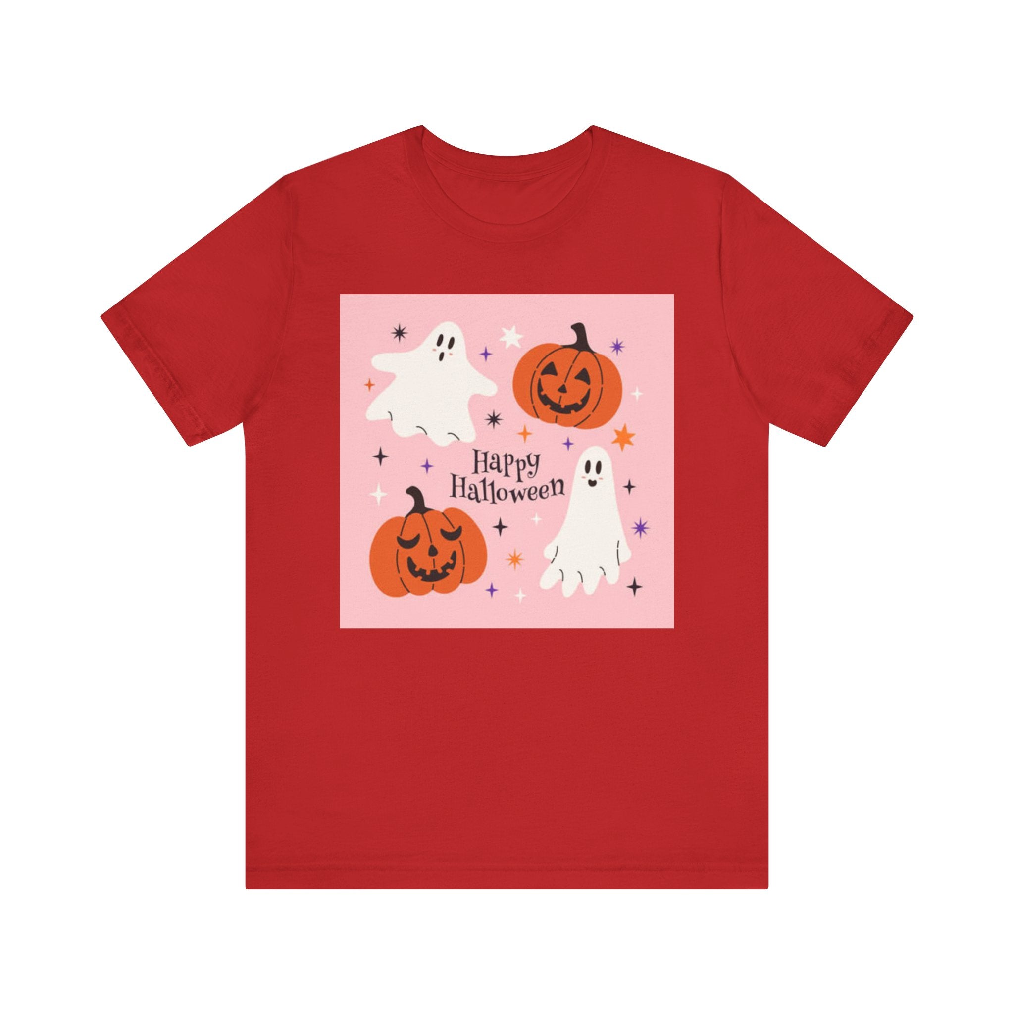 Happy Halloween Ghosts Tee, Spooky Shirt, Unisex Halloween T-Shirt, Ghost and Pumpkin Graphic Tee, Fall Celebration Apparel, Costume [...]