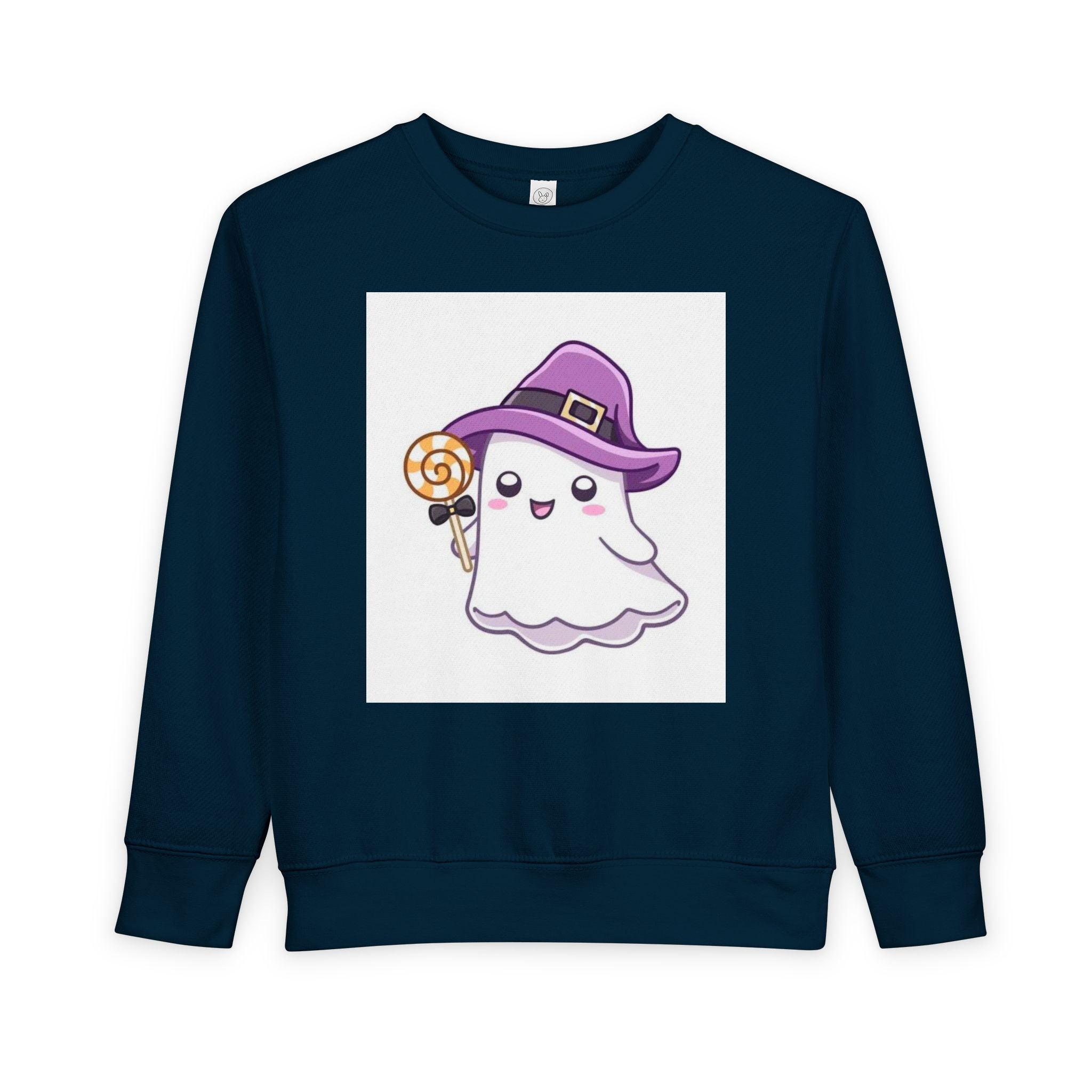 Adorable Toddler Ghost Sweatshirt for Halloween Fun, Kids' Holiday Clothing, Cute Costume, Perfect for Trick-or-Treating, Cozy Kids Gift