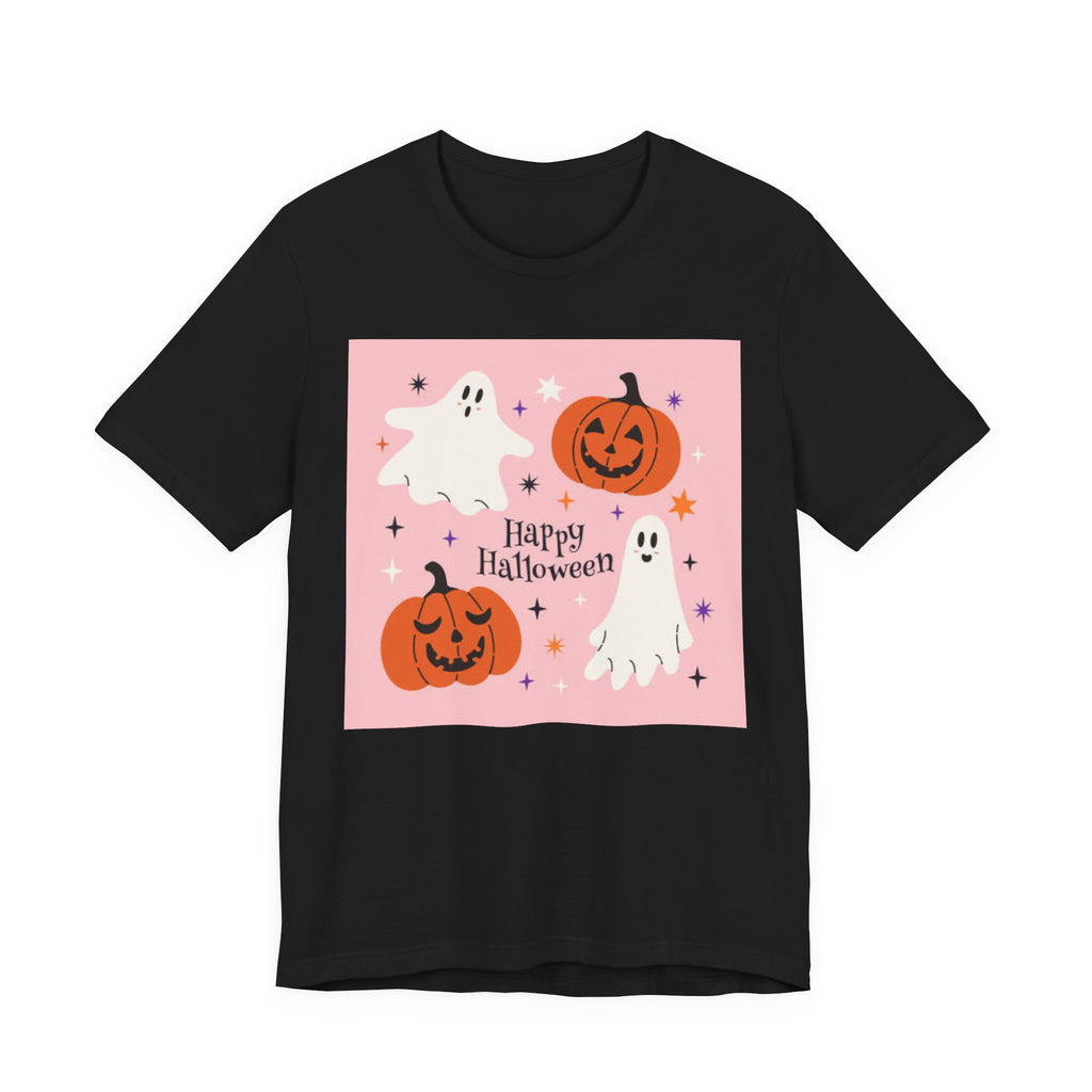 Happy Halloween Ghosts Tee, Spooky Shirt, Unisex Halloween T-Shirt, Ghost and Pumpkin Graphic Tee, Fall Celebration Apparel, Costume [...]