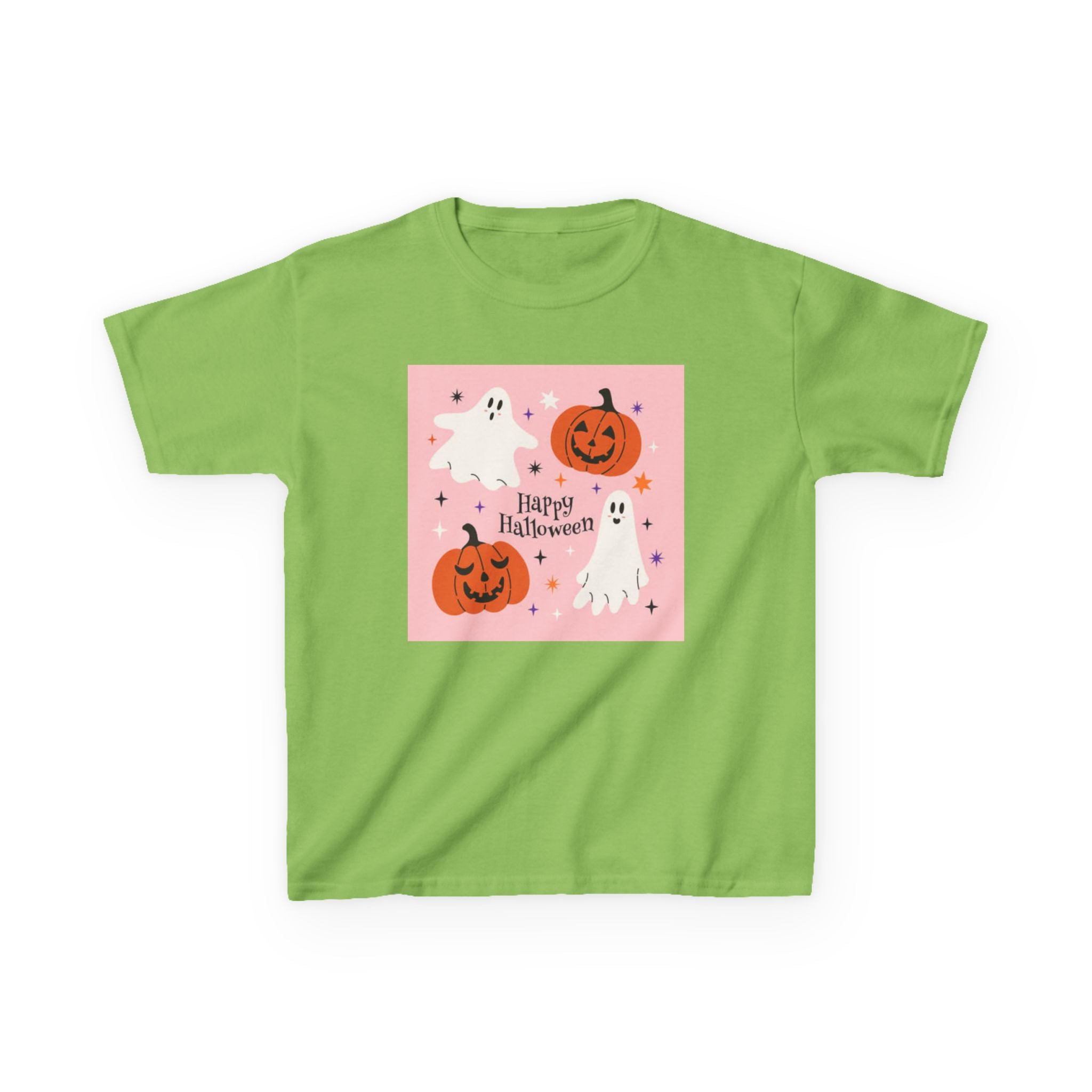 Kids Halloween Tee, Spooky Ghost Shirt, Pumpkin Graphic Tee, Trick or Treat Shirt, Fun Halloween Costume Shirt, Kids Holiday Apparel