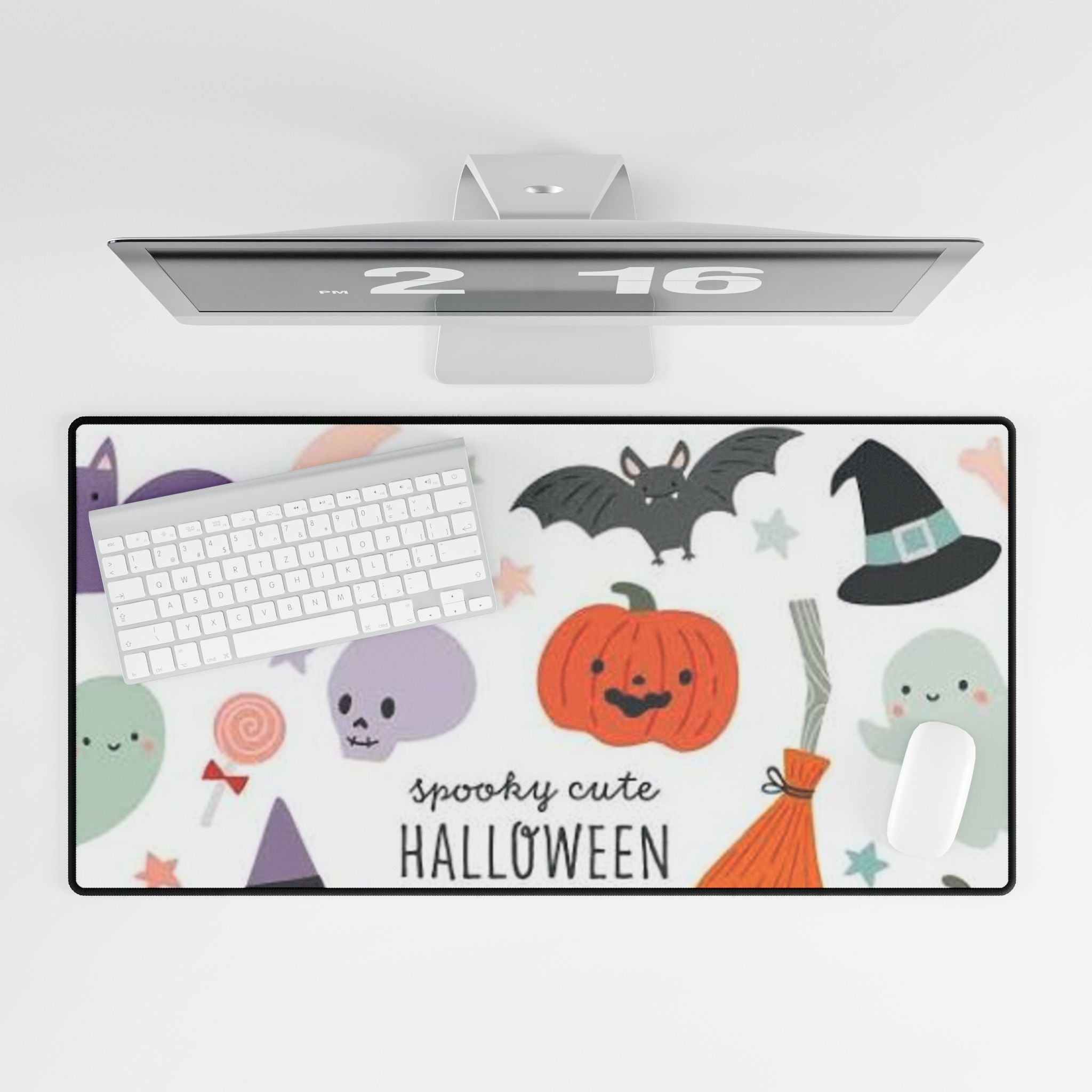 Spooky Cute Halloween Desk Mats, Fun Office Accessories, Halloween Decor, Creative Gifts for Him/Her, Unique Desk Decor