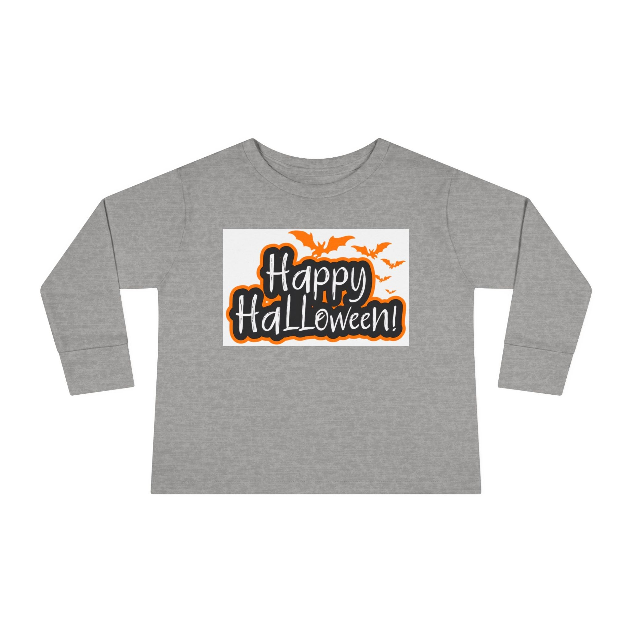 Toddler Halloween Long Sleeve Tee - Perfect for Trick-or-Treating, Fall Celebrations, Family Photos, Halloween Parties, Cute Toddler Outfit