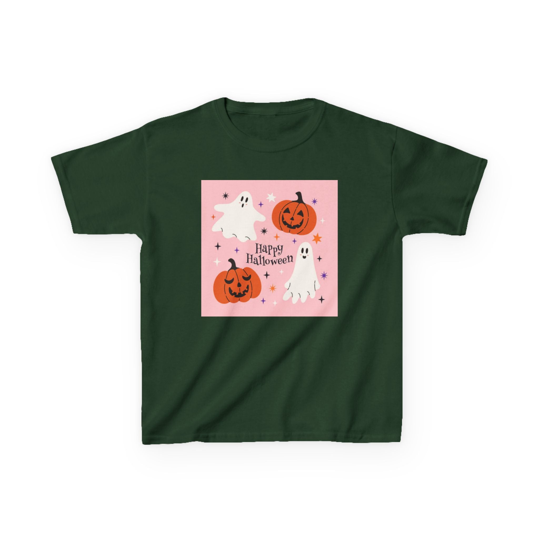 Kids Halloween Tee, Spooky Ghost Shirt, Pumpkin Graphic Tee, Trick or Treat Shirt, Fun Halloween Costume Shirt, Kids Holiday Apparel