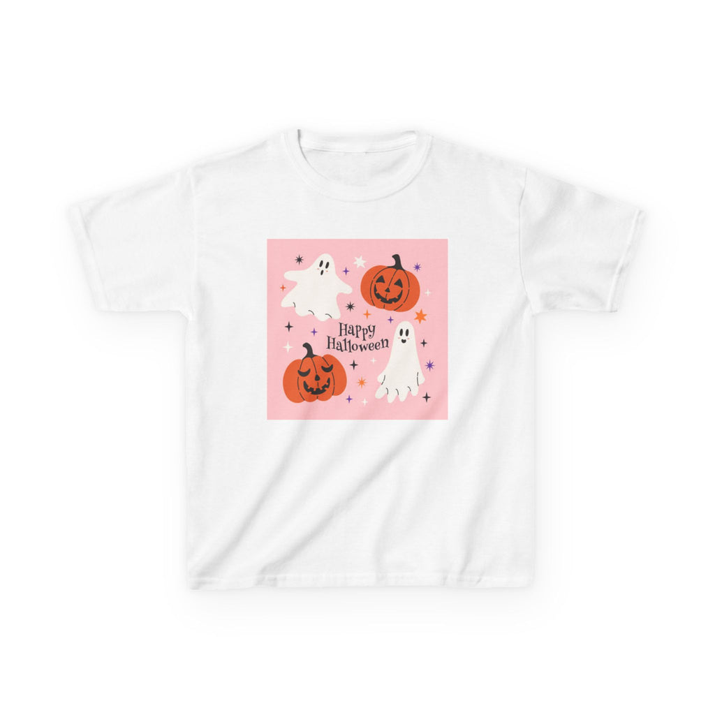 Kids Halloween Tee, Spooky Ghost Shirt, Pumpkin Graphic Tee, Trick or Treat Shirt, Fun Halloween Costume Shirt, Kids Holiday Apparel