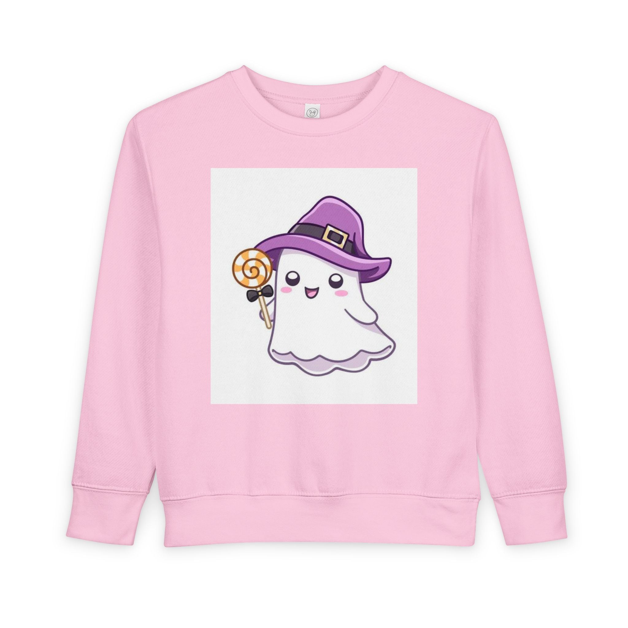 Adorable Toddler Ghost Sweatshirt for Halloween Fun, Kids' Holiday Clothing, Cute Costume, Perfect for Trick-or-Treating, Cozy Kids Gift