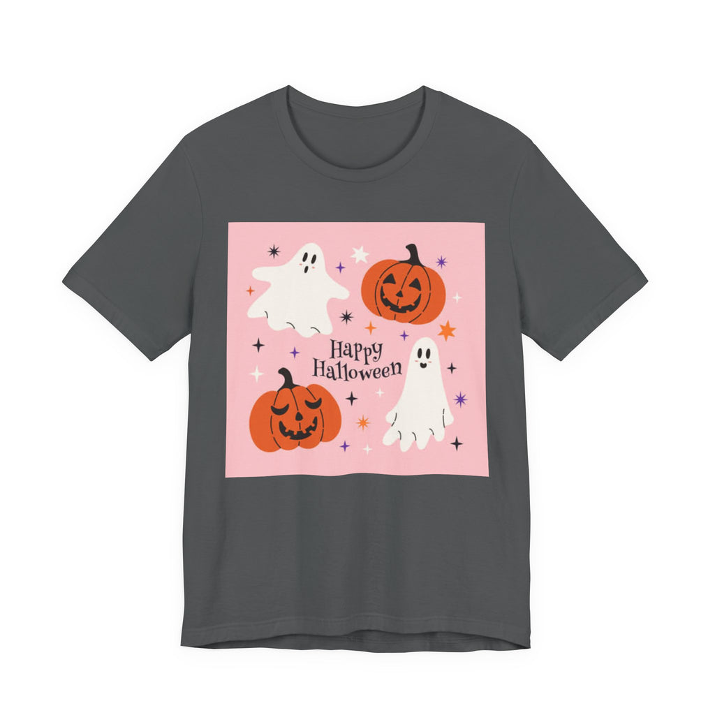 Happy Halloween Ghosts Tee, Spooky Shirt, Unisex Halloween T-Shirt, Ghost and Pumpkin Graphic Tee, Fall Celebration Apparel, Costume [...]