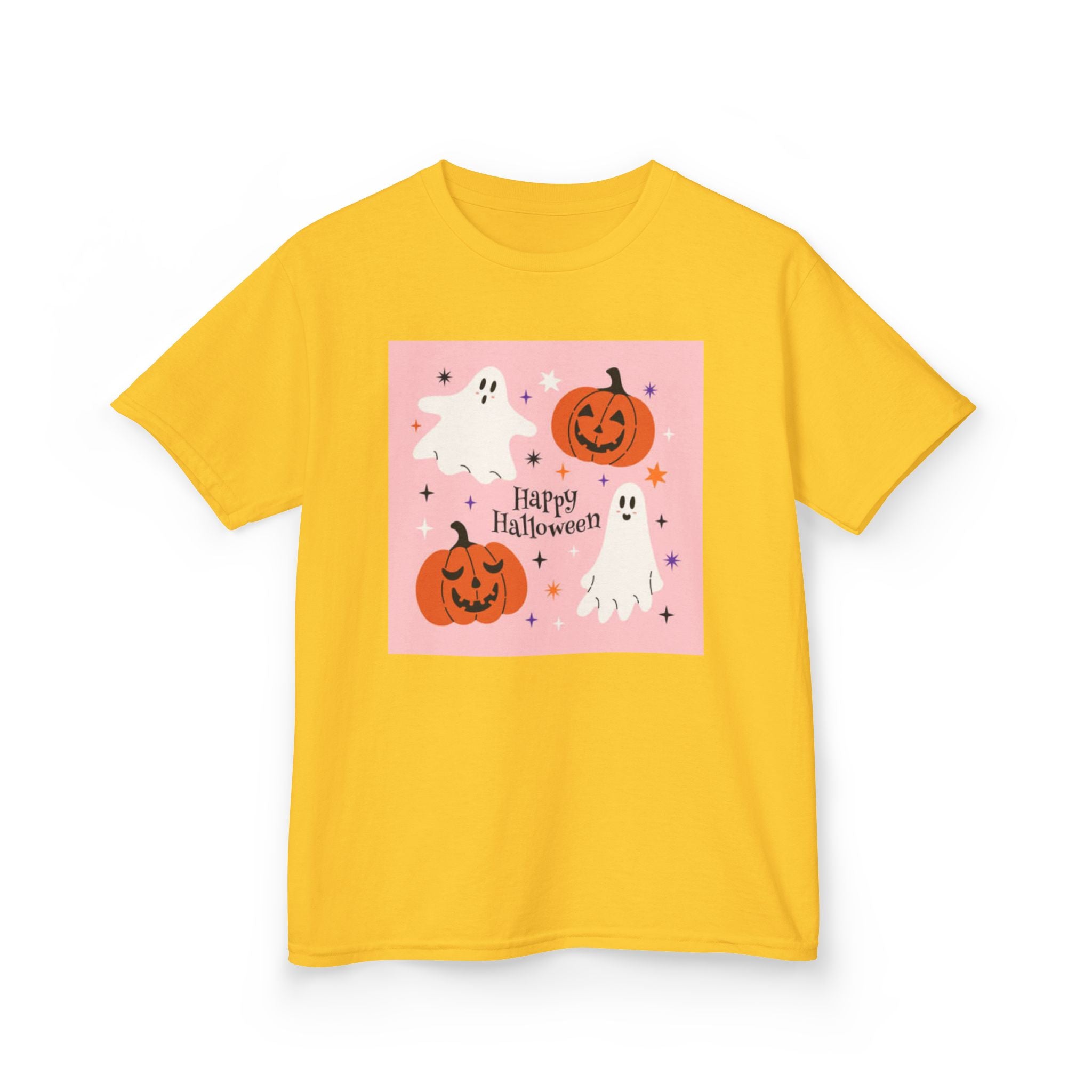 Kids Halloween Tee, Spooky Ghost Shirt, Pumpkin Graphic Tee, Trick or Treat Shirt, Fun Halloween Costume Shirt, Kids Holiday Apparel
