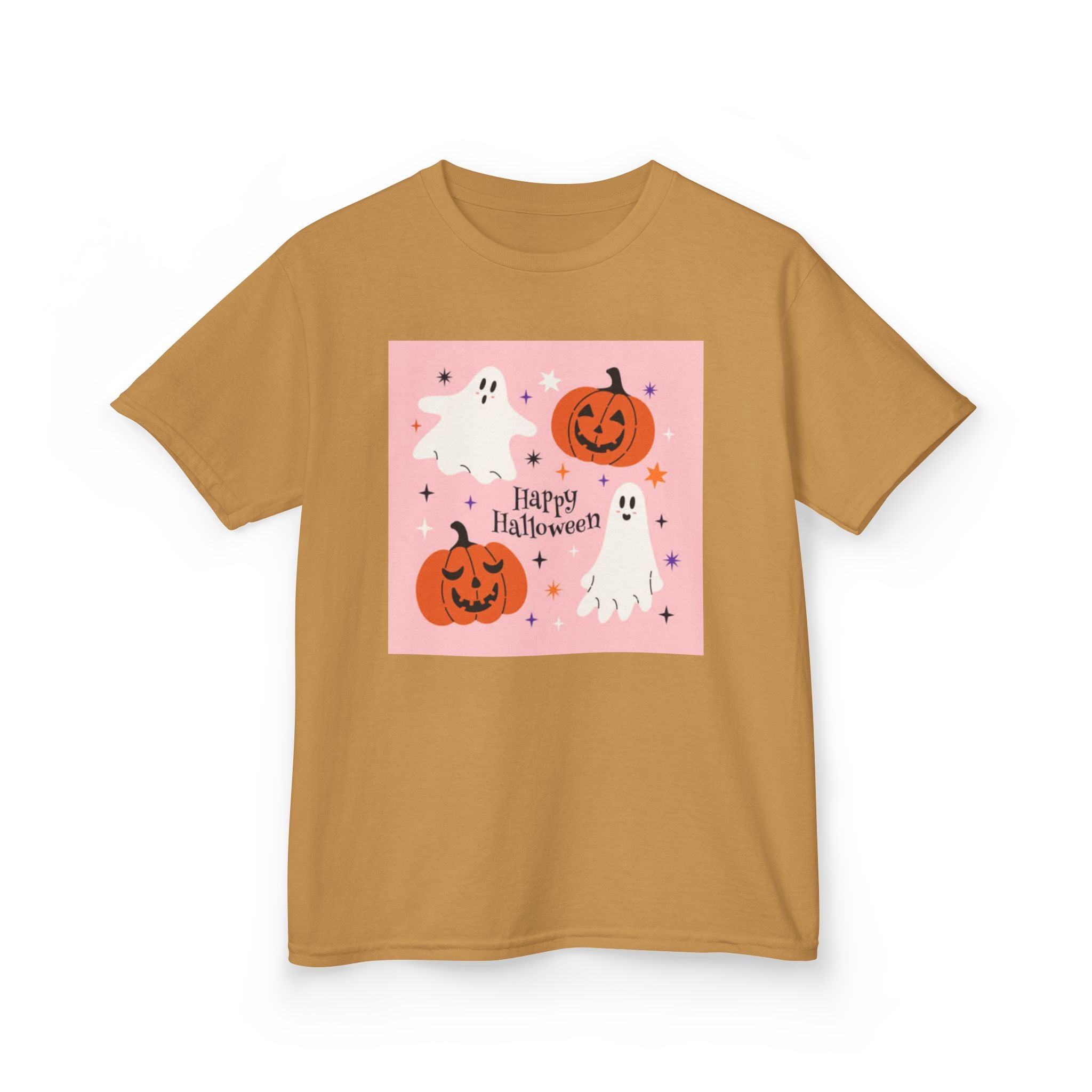 Kids Halloween Tee, Spooky Ghost Shirt, Pumpkin Graphic Tee, Trick or Treat Shirt, Fun Halloween Costume Shirt, Kids Holiday Apparel
