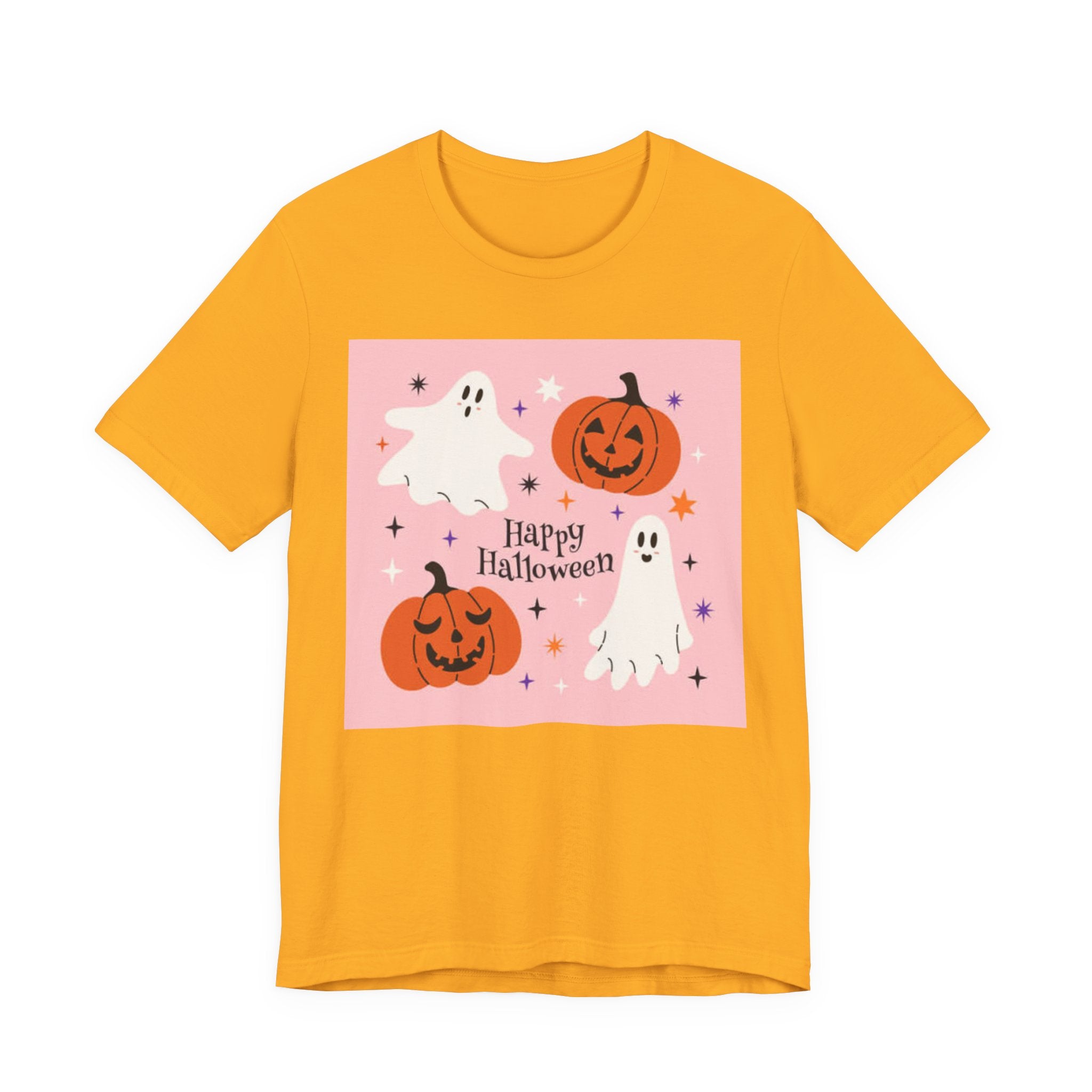 Happy Halloween Ghosts Tee, Spooky Shirt, Unisex Halloween T-Shirt, Ghost and Pumpkin Graphic Tee, Fall Celebration Apparel, Costume [...]