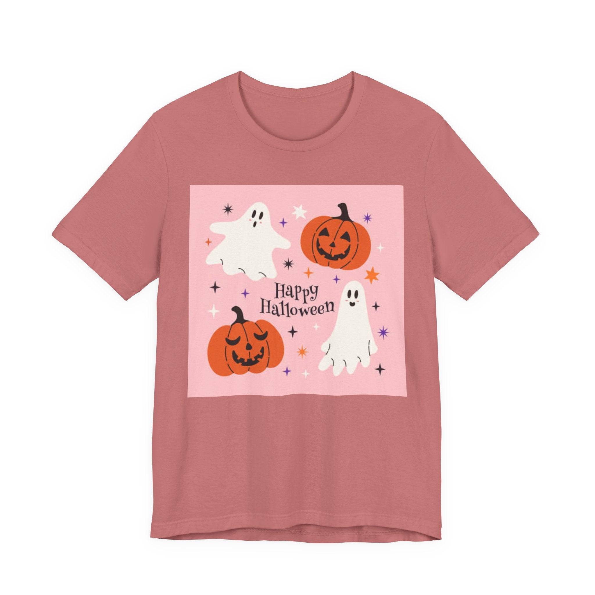 Happy Halloween Ghosts Tee, Spooky Shirt, Unisex Halloween T-Shirt, Ghost and Pumpkin Graphic Tee, Fall Celebration Apparel, Costume [...]