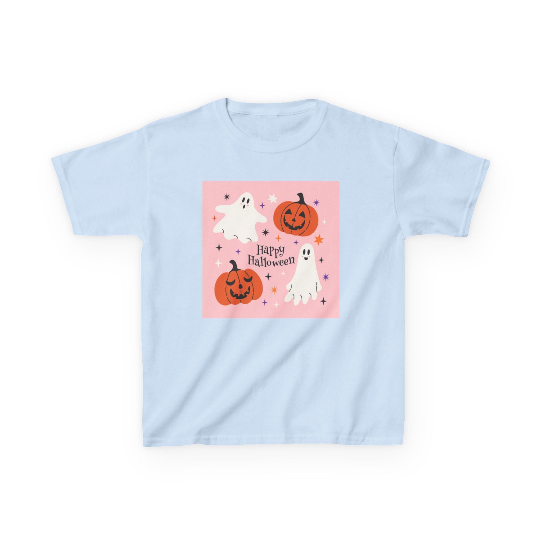 Kids Halloween Tee, Spooky Ghost Shirt, Pumpkin Graphic Tee, Trick or Treat Shirt, Fun Halloween Costume Shirt, Kids Holiday Apparel