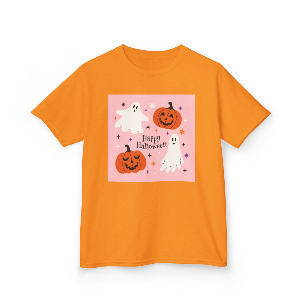 Kids Halloween Tee, Spooky Ghost Shirt, Pumpkin Graphic Tee, Trick or Treat Shirt, Fun Halloween Costume Shirt, Kids Holiday Apparel